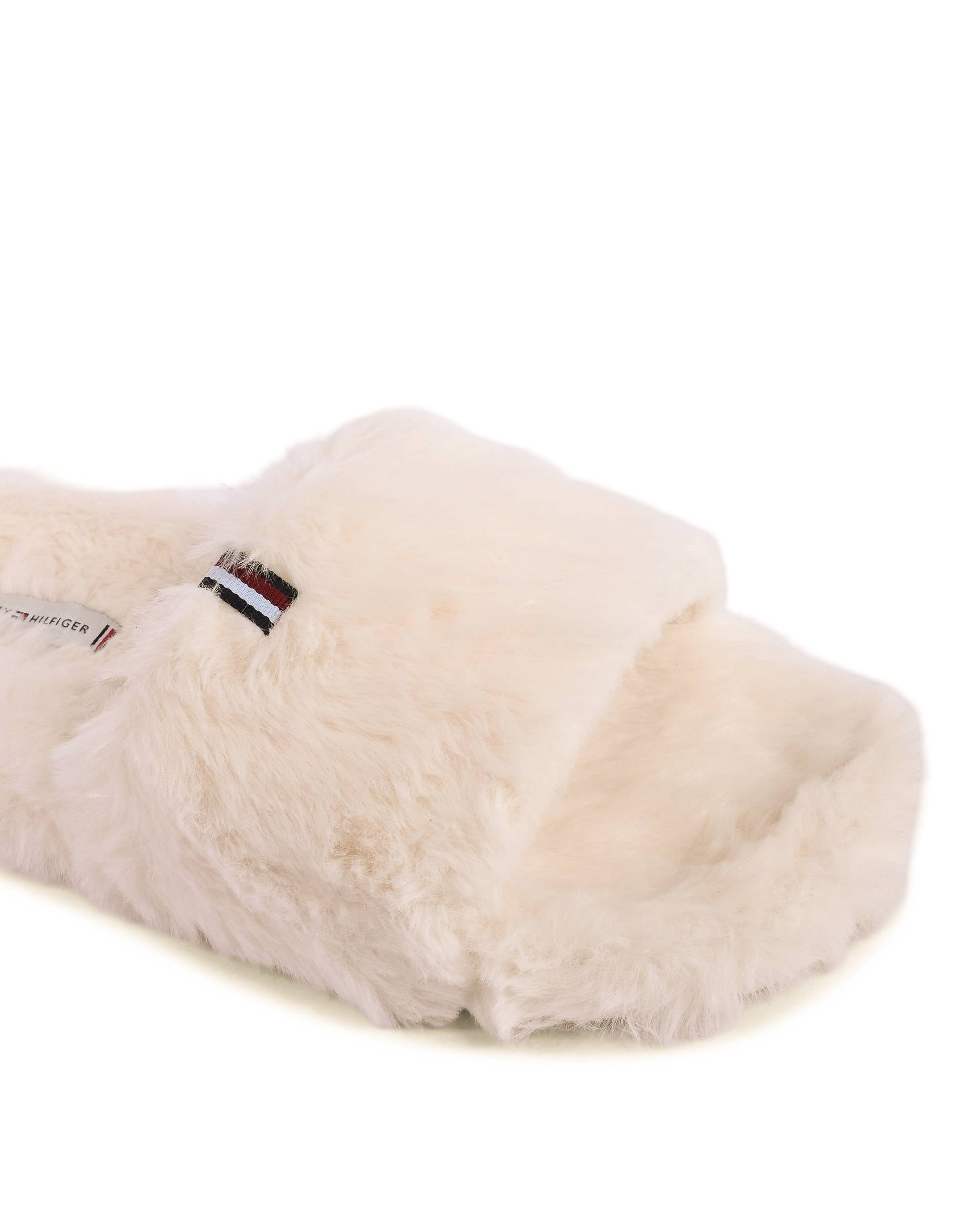 Pantuflas Tommy Hilfiger para mujer blancas FW0FW07663YBH