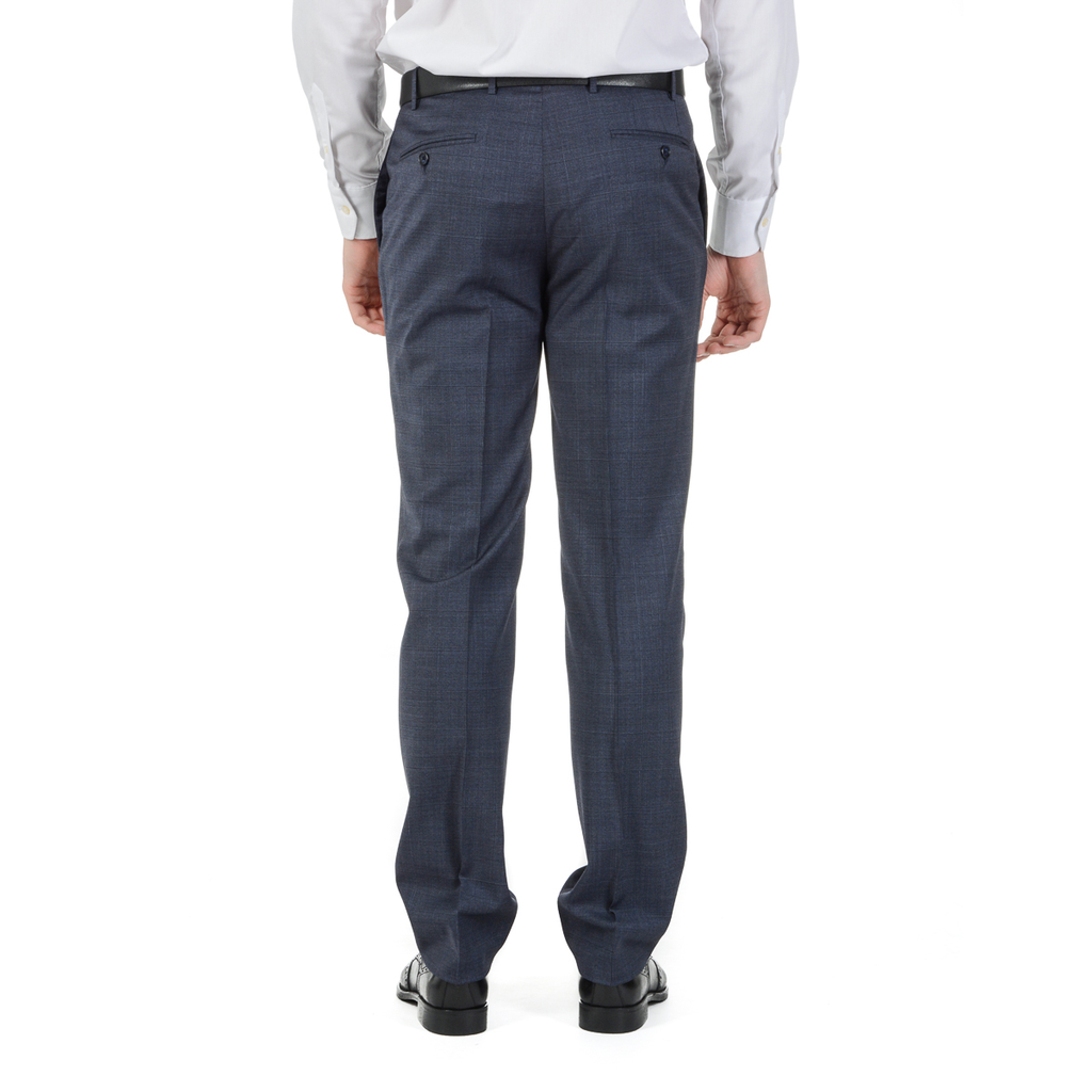 Corneliani Mens Suit Long Sleeves Dark Blue Super 130's