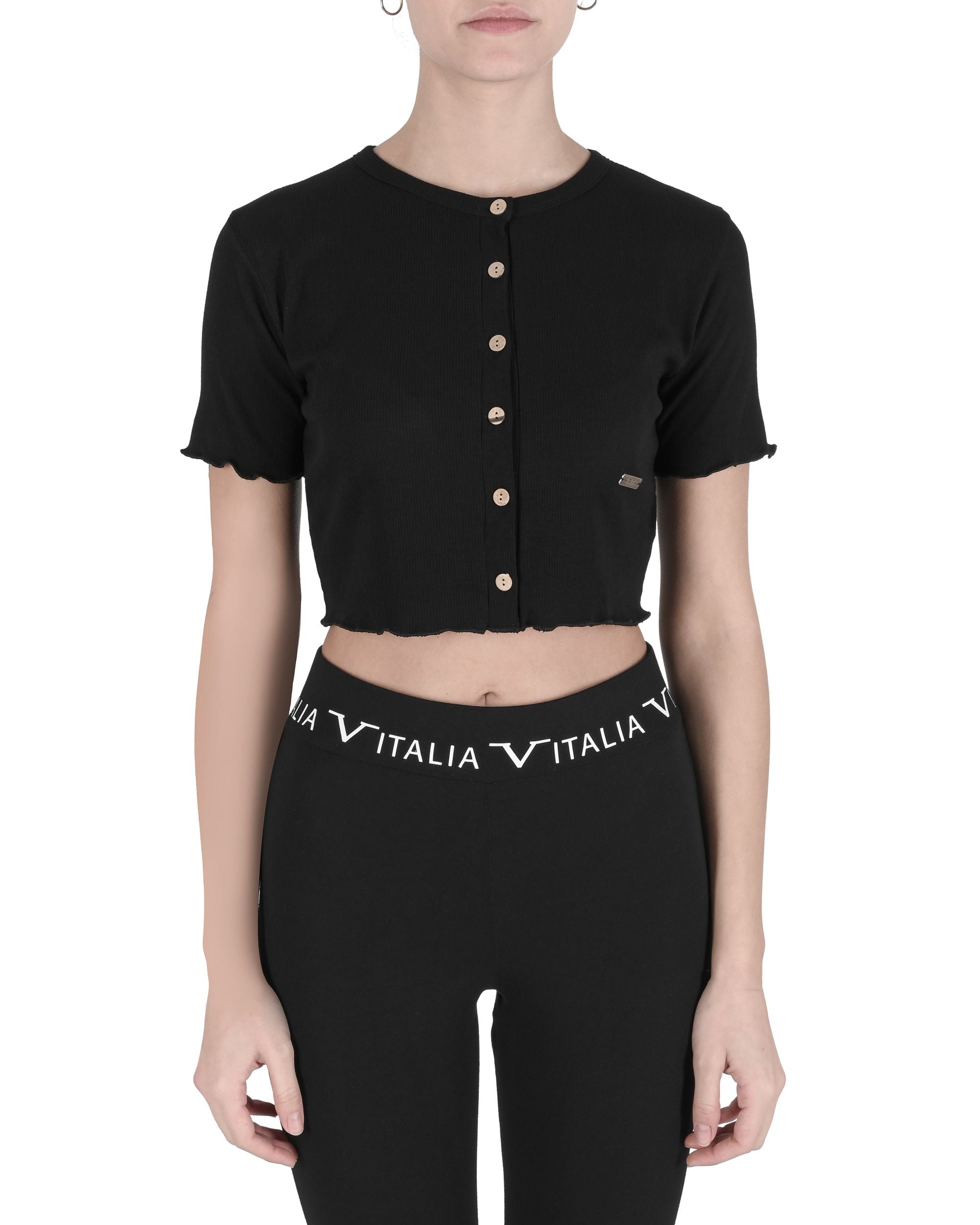 19V69 Italia Top de mujer ALISIA NEGRO
