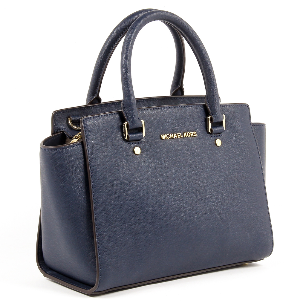 Michael Kors Womens Handbag SELMA 30S3GLMS2L NAVY