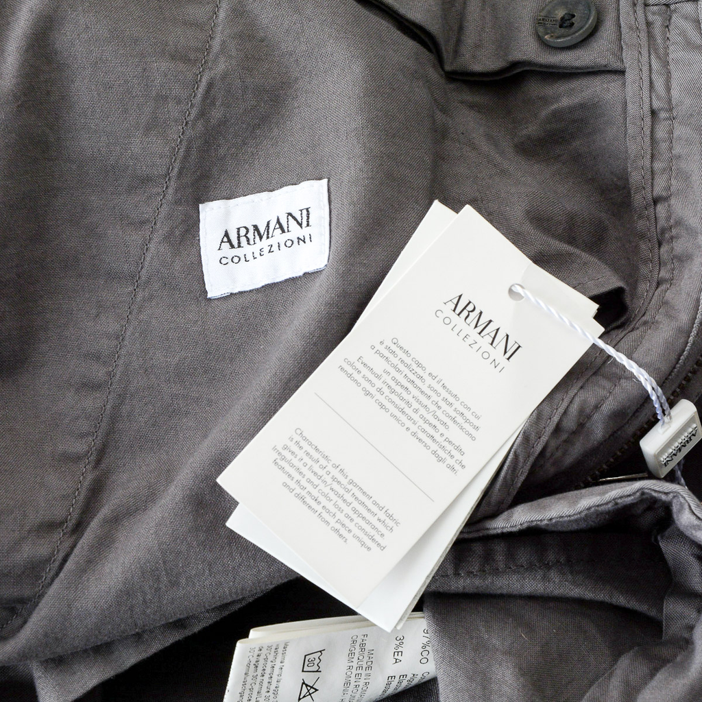 Armani Collezioni Mens Pants Grey