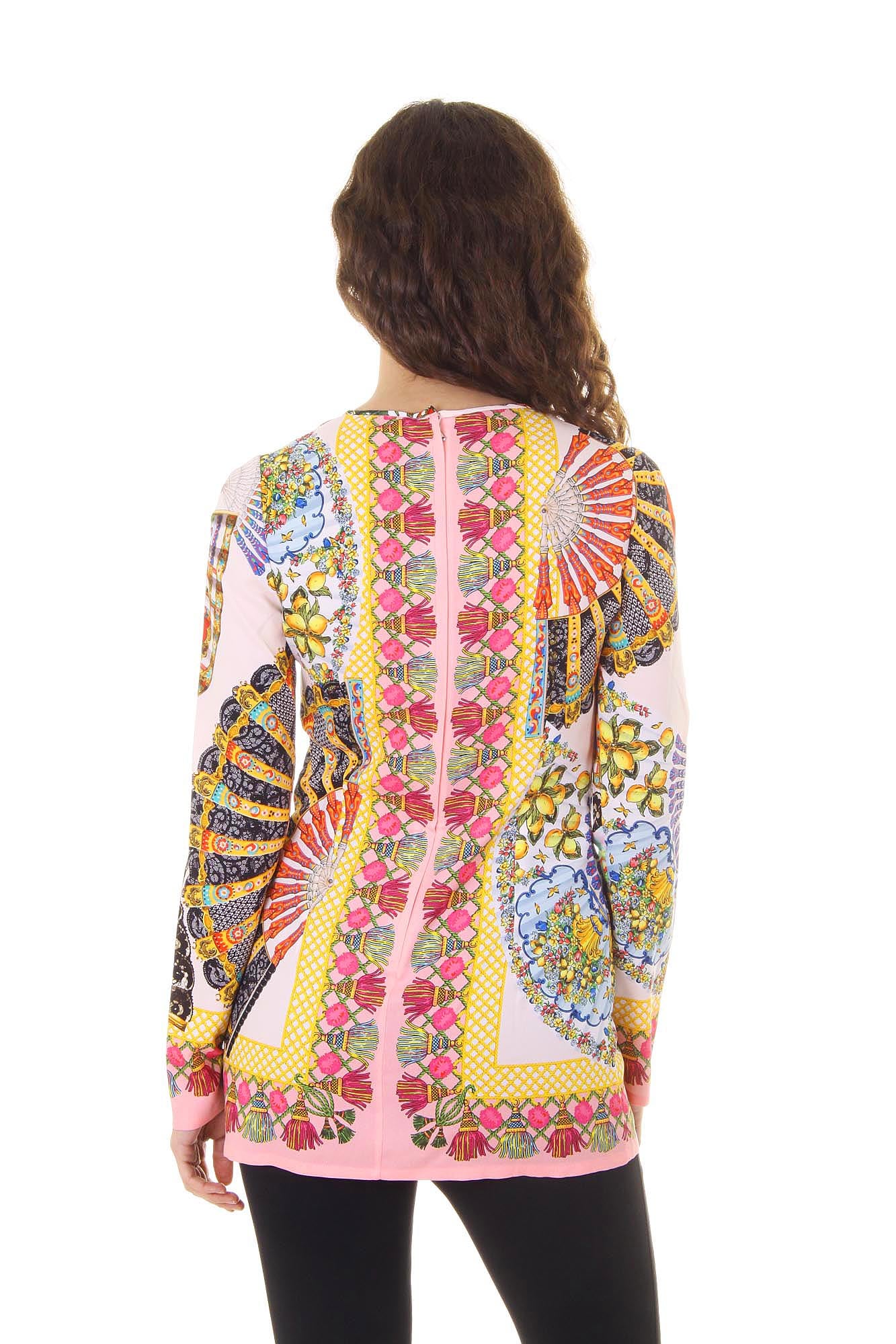 Top de manga larga para mujer Dolce & Gabbana F7M58T FPAGZ X0800