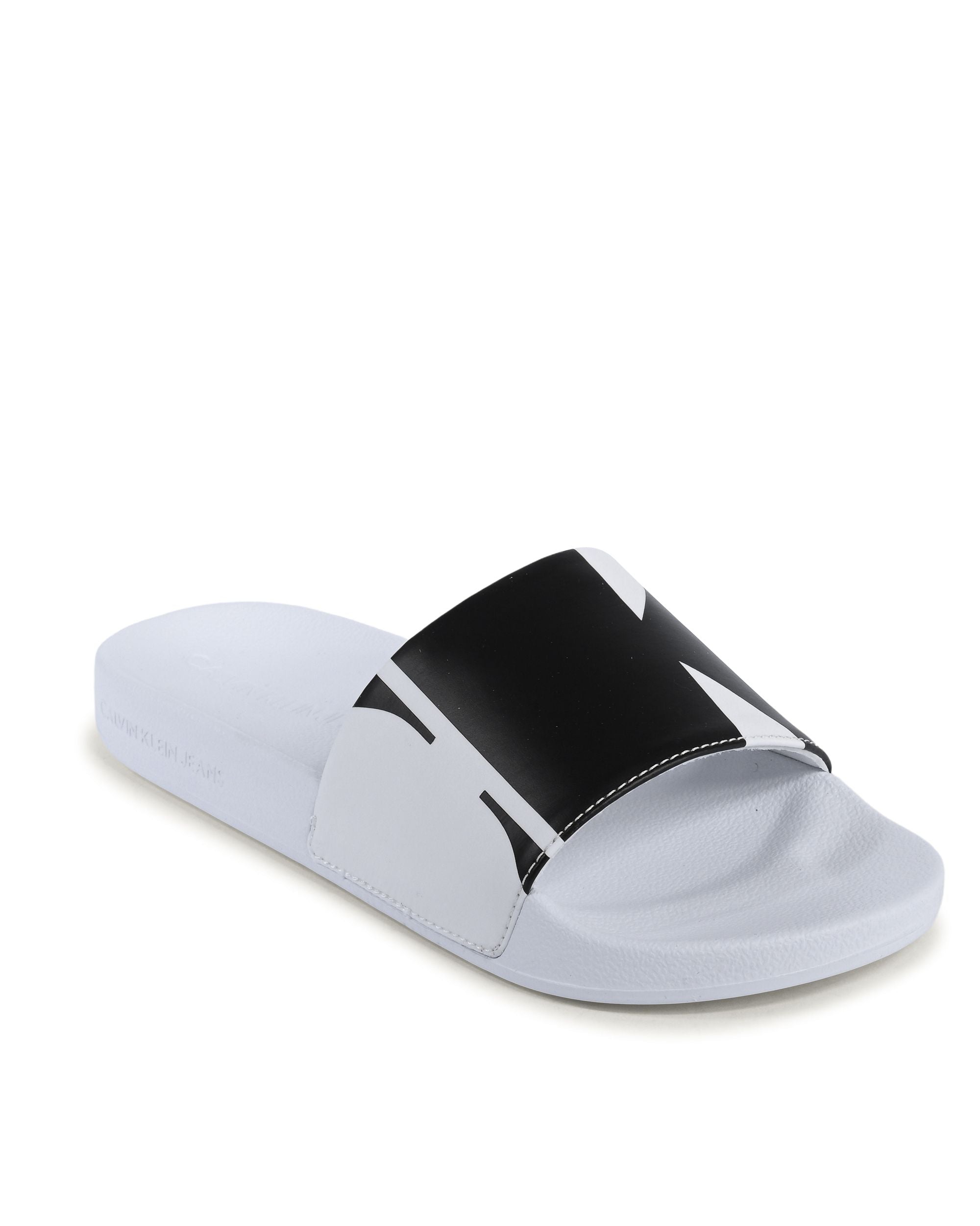 Chanclas Calvin Klein para mujer blancas YW0YW012450K5