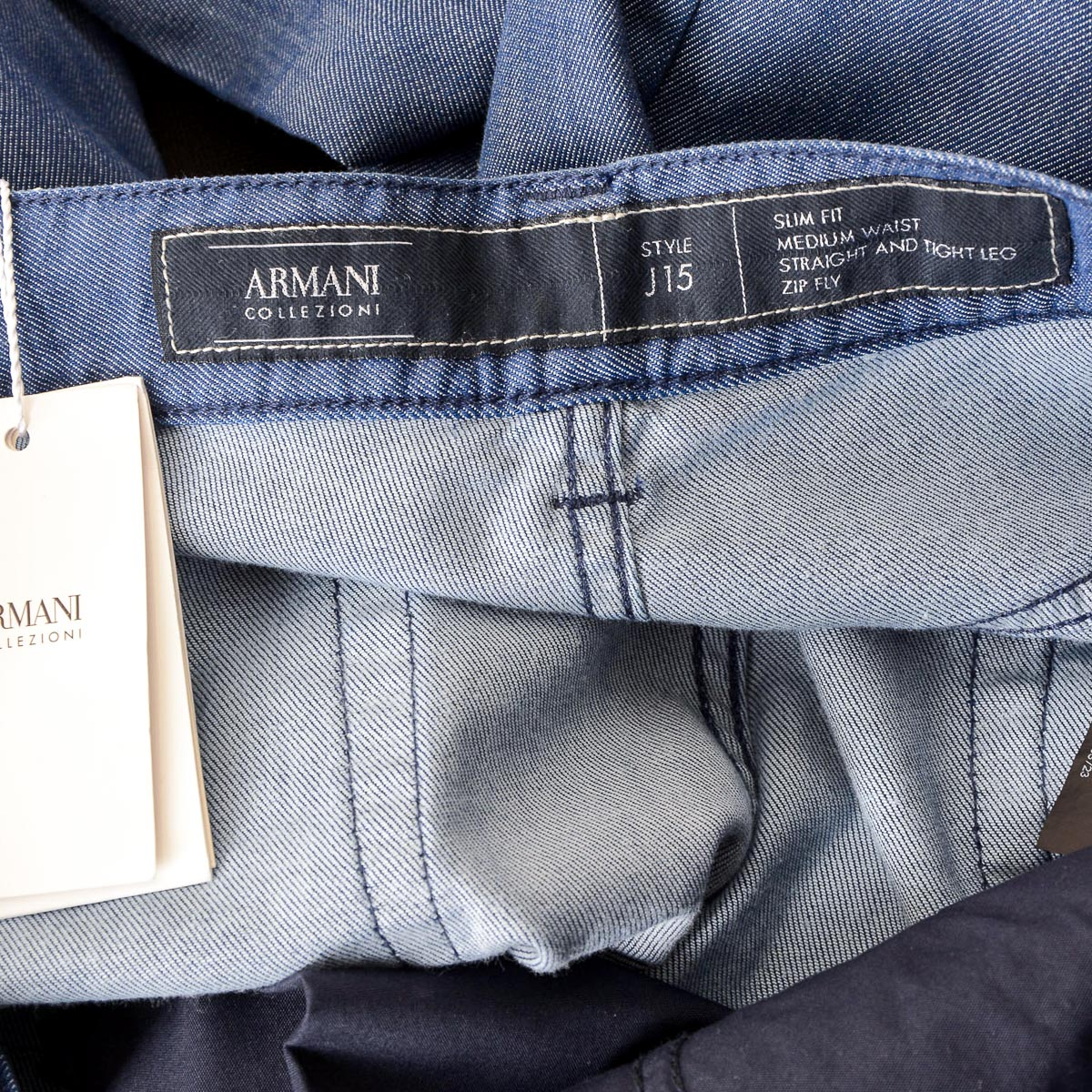 Armani Collezioni Mens Jeans Light Blue