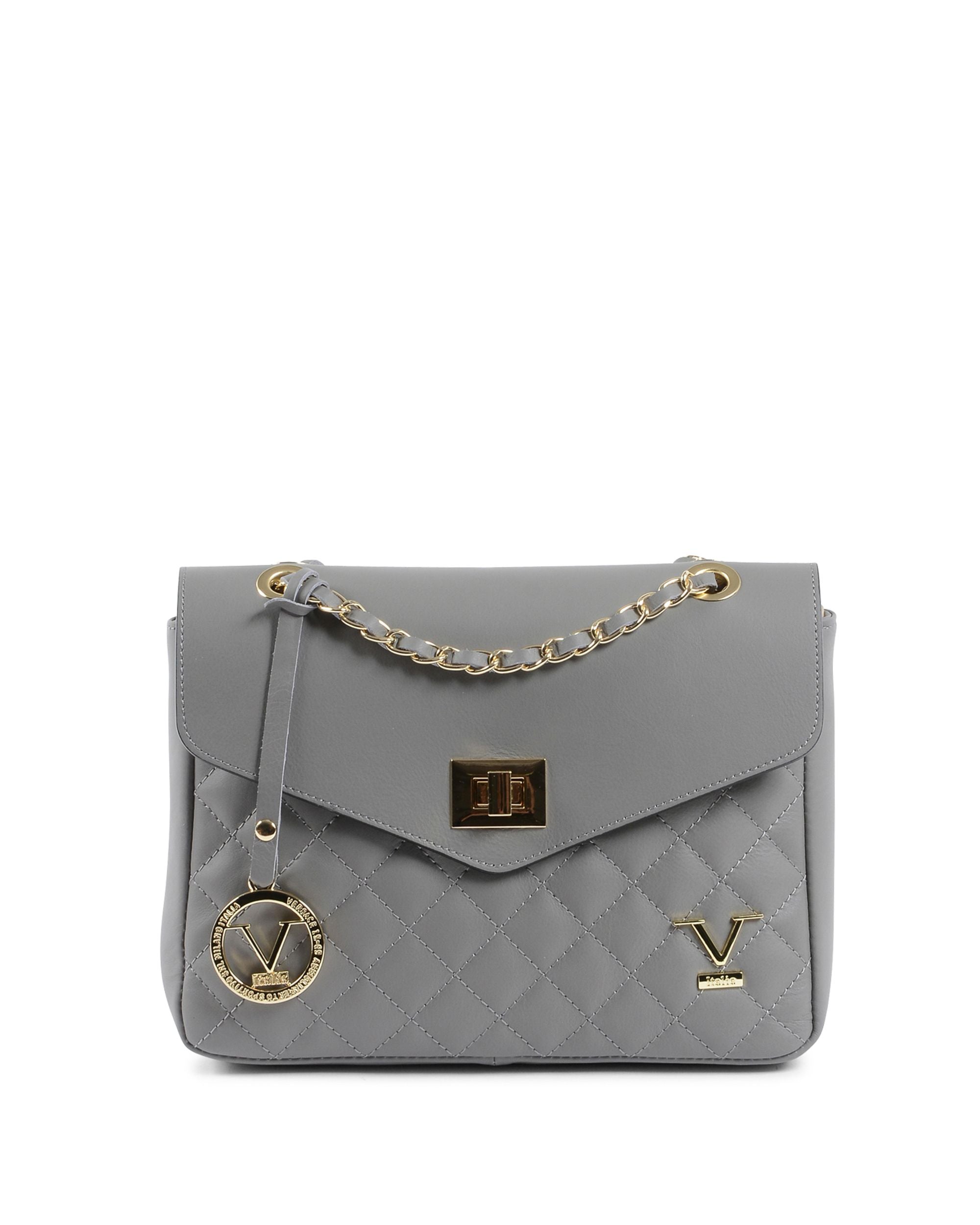 Bolso de mano para mujer V Italia gris V024-G SAUVAGE GRIGIO