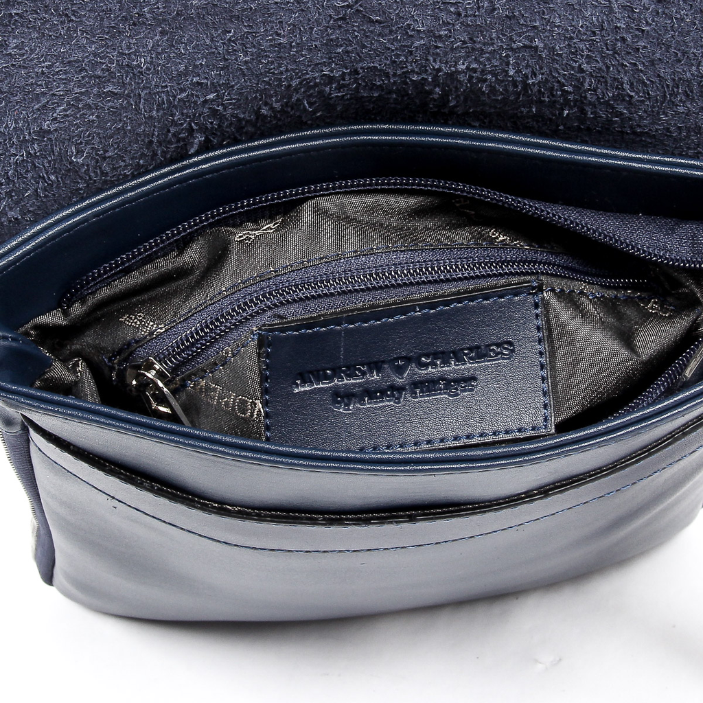 Andrew Charles Bolso de mano para hombre Azul oscuro MATTEW
