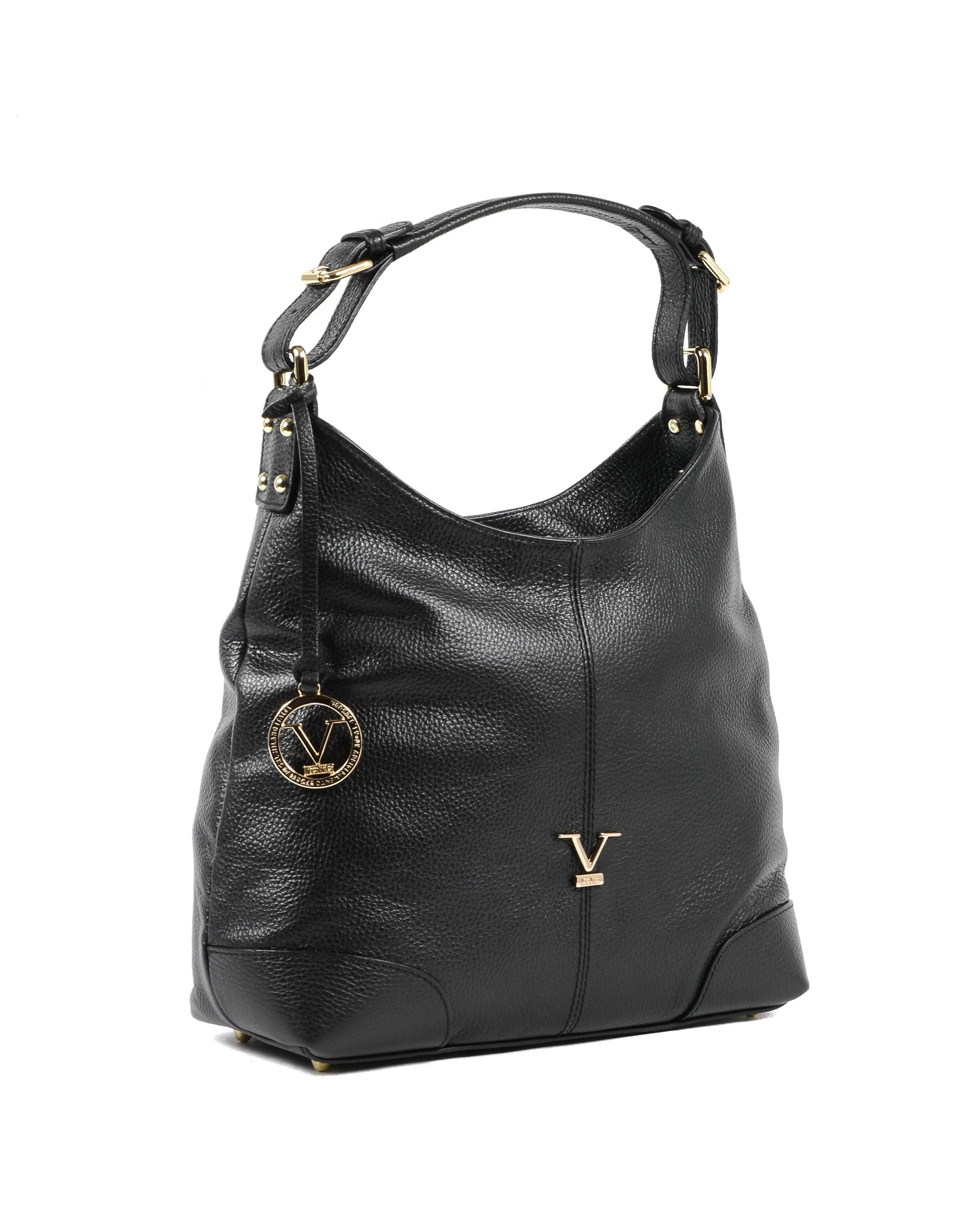 Bolso de hombro Mujer V Italia Negro V319 52 DOLLARO NERO