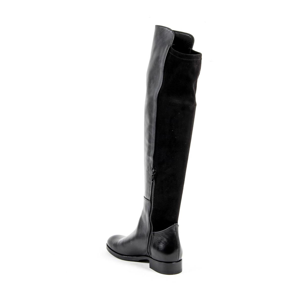 Bota alta mujer V 1969 Italia B2421 SENZA F VITELLO NERO