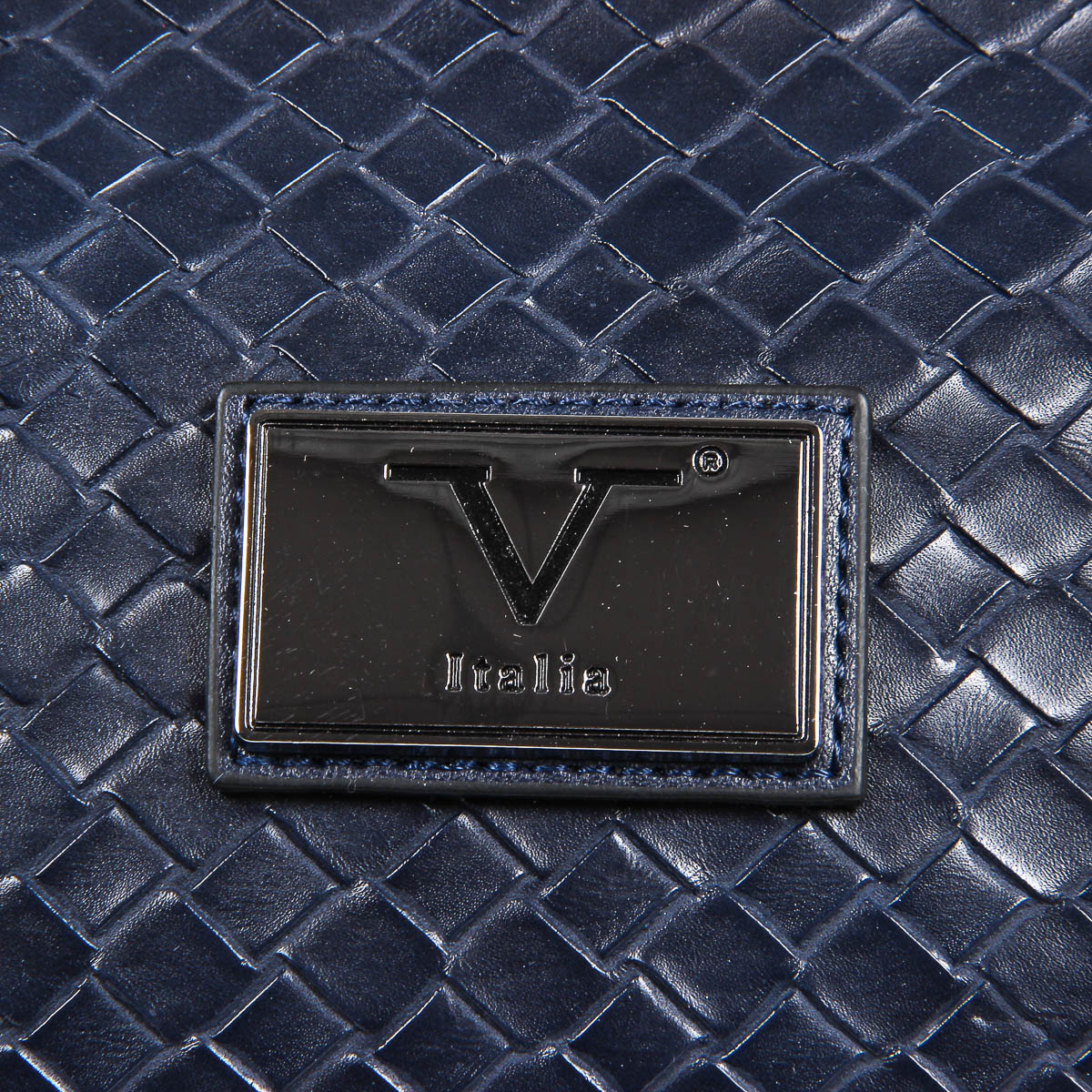 Bolso de mano para hombre V 1969 Italia azul VANCE