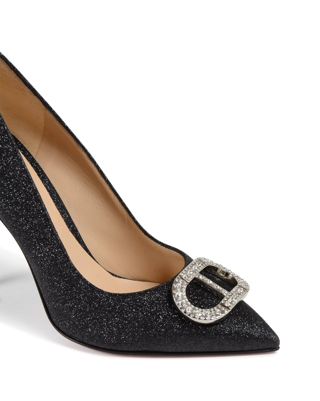 Zapatos de salón Cenicienta negro brillante