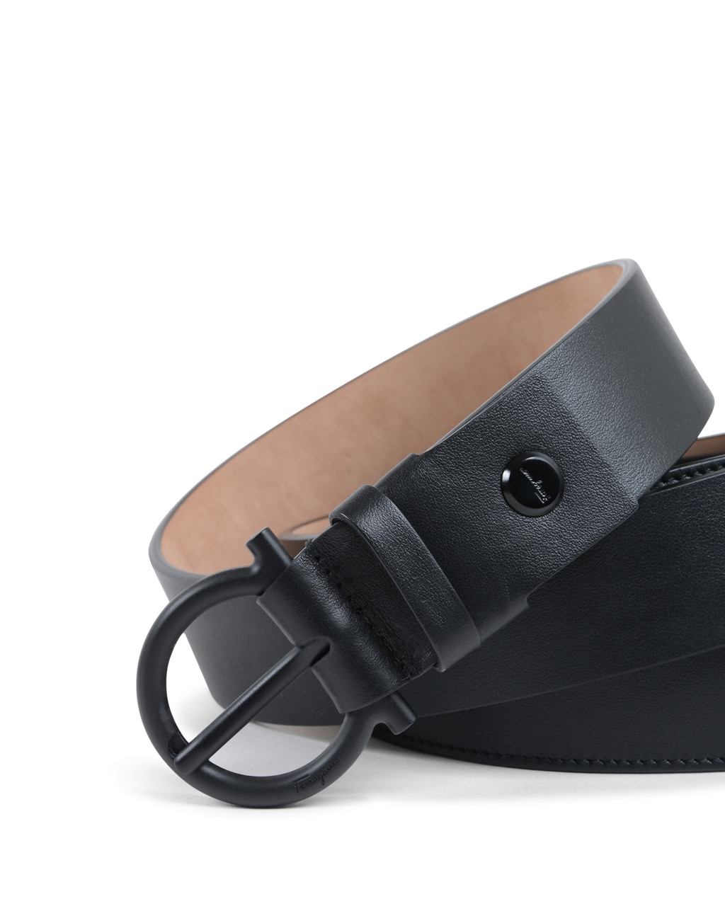 Cinturón ajustable Salvatore Ferragamo para hombre, negro, 679951 694934
