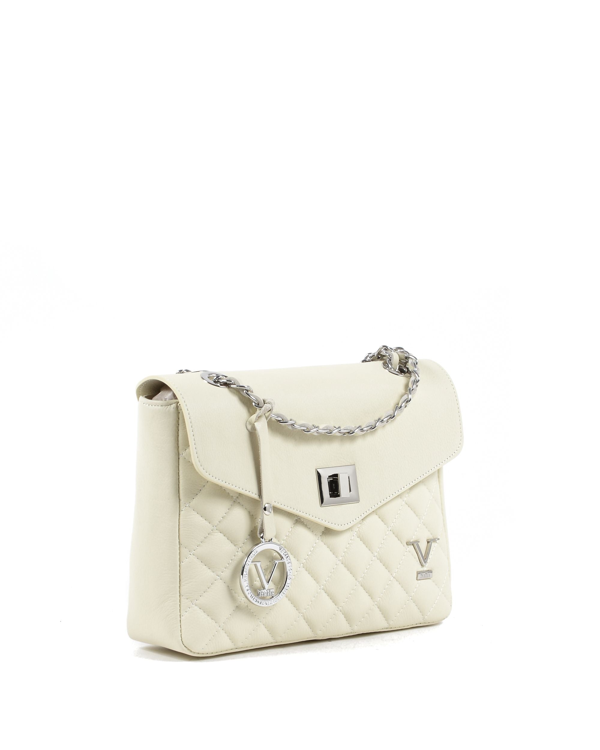 V Italia Womens Handbag Beige V024-S SAUVAGE BEIGE
