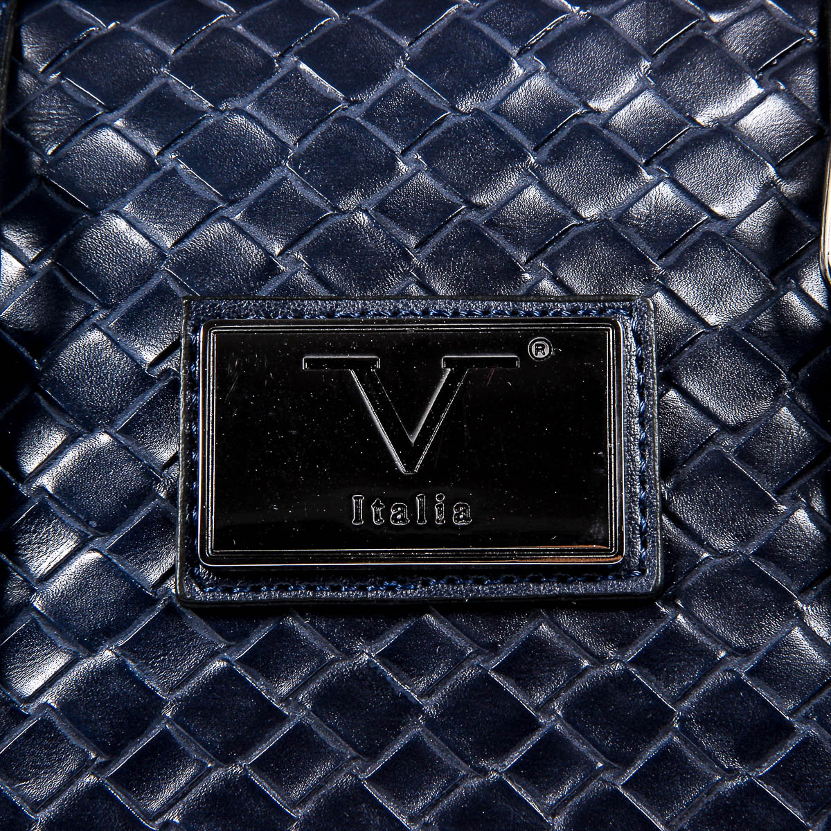 Bolso de mano para hombre V 1969 Italia azul EVAN