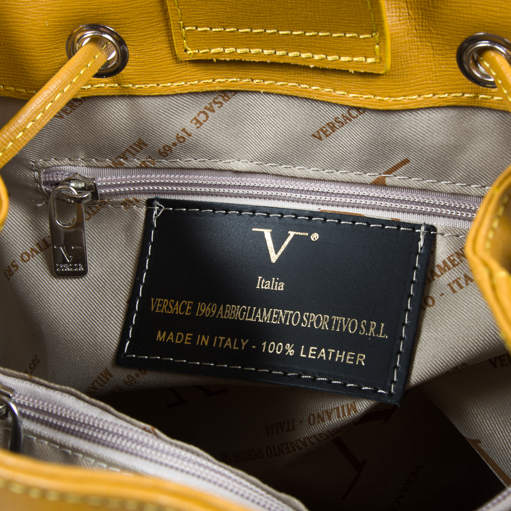 V 1969 Italia Womens Handbag Yellow LINZIE