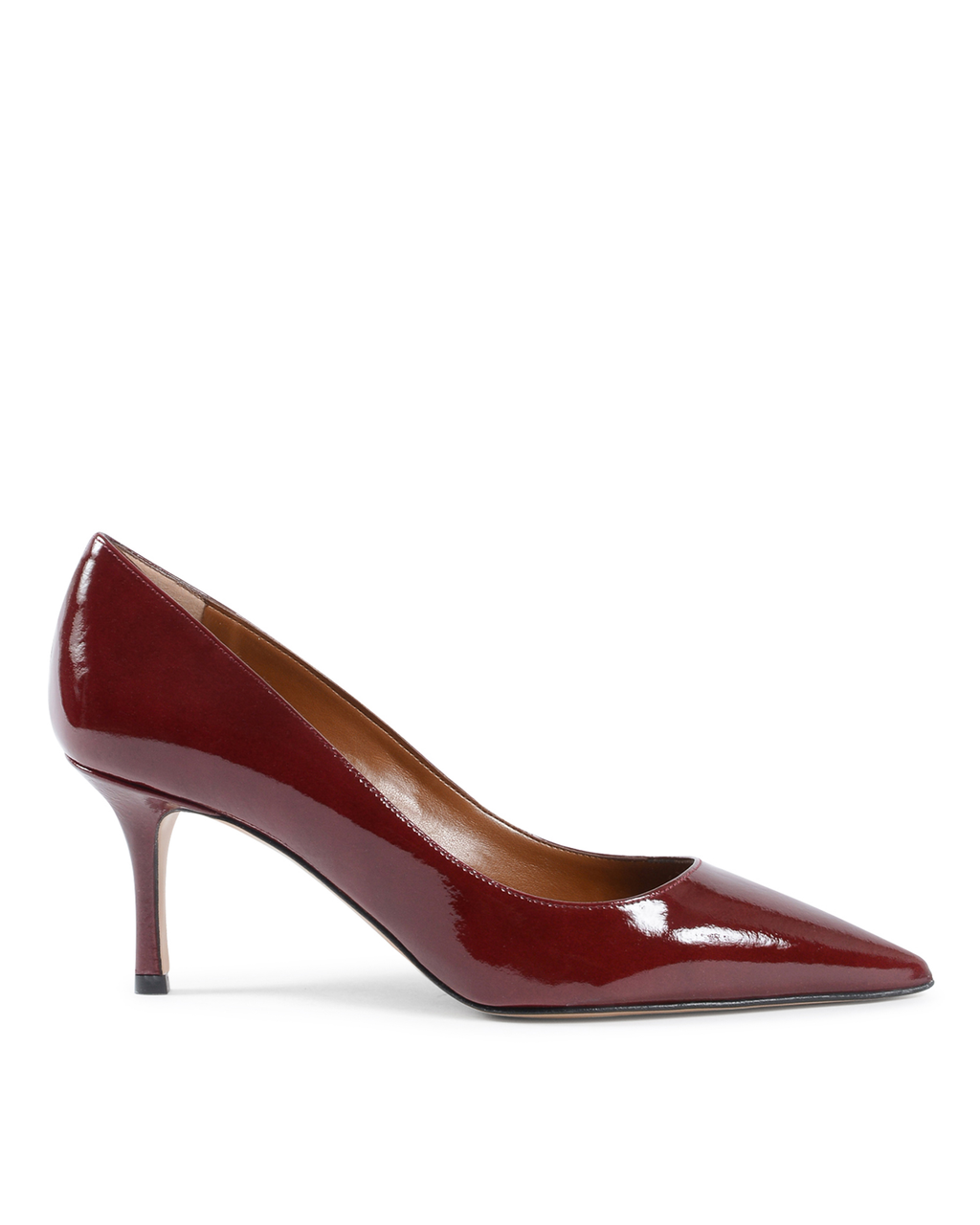 19V69 Italia Womens Pump Dark Red INES65 WINE PATENT