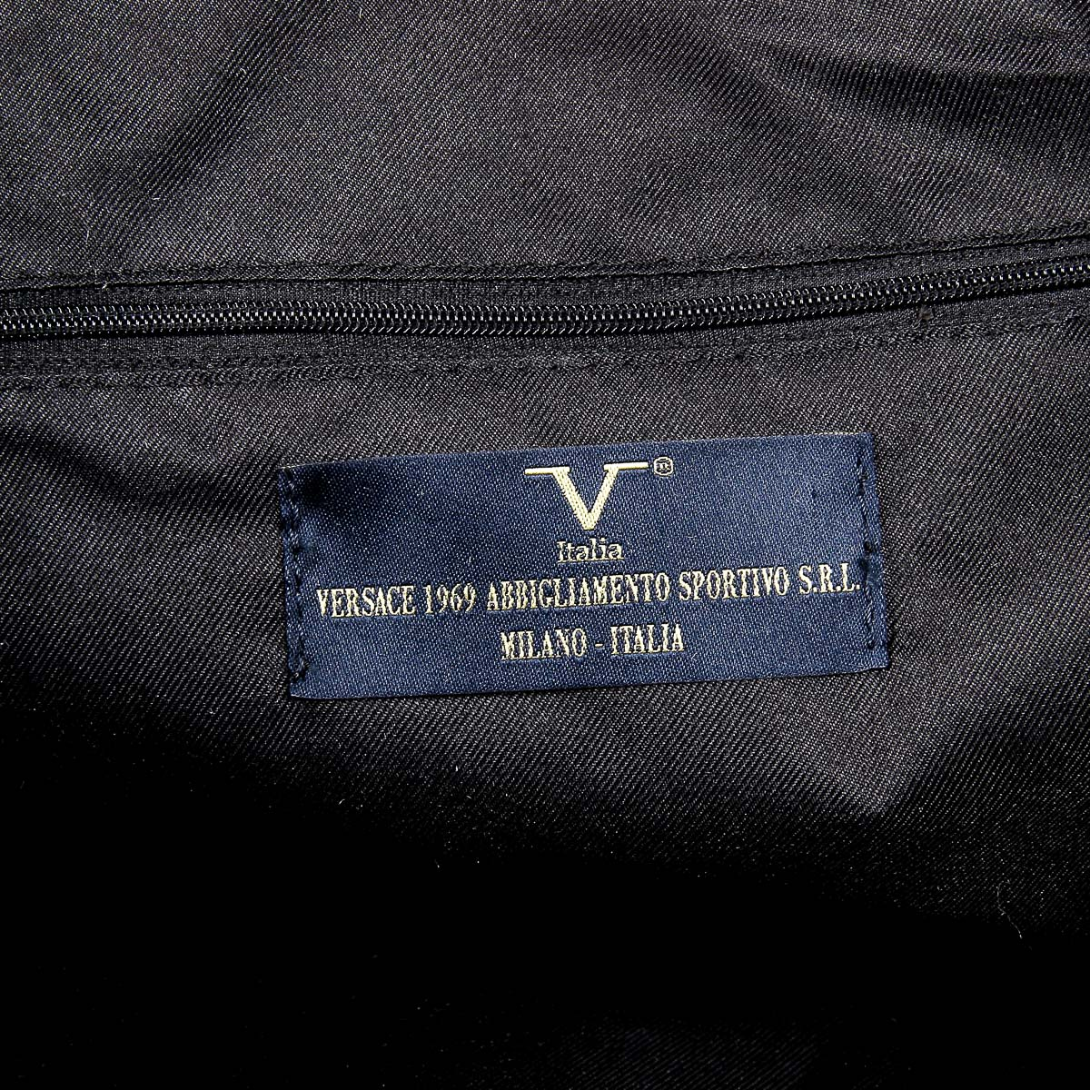 V 1969 Italia Mens Sport Bag Blue BERLINO