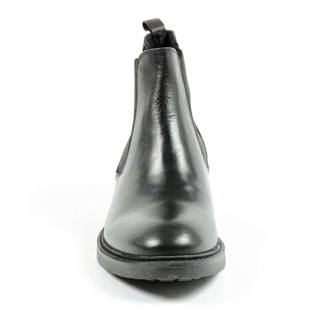 Andrew Charles Mens Ankle Boot Black KID