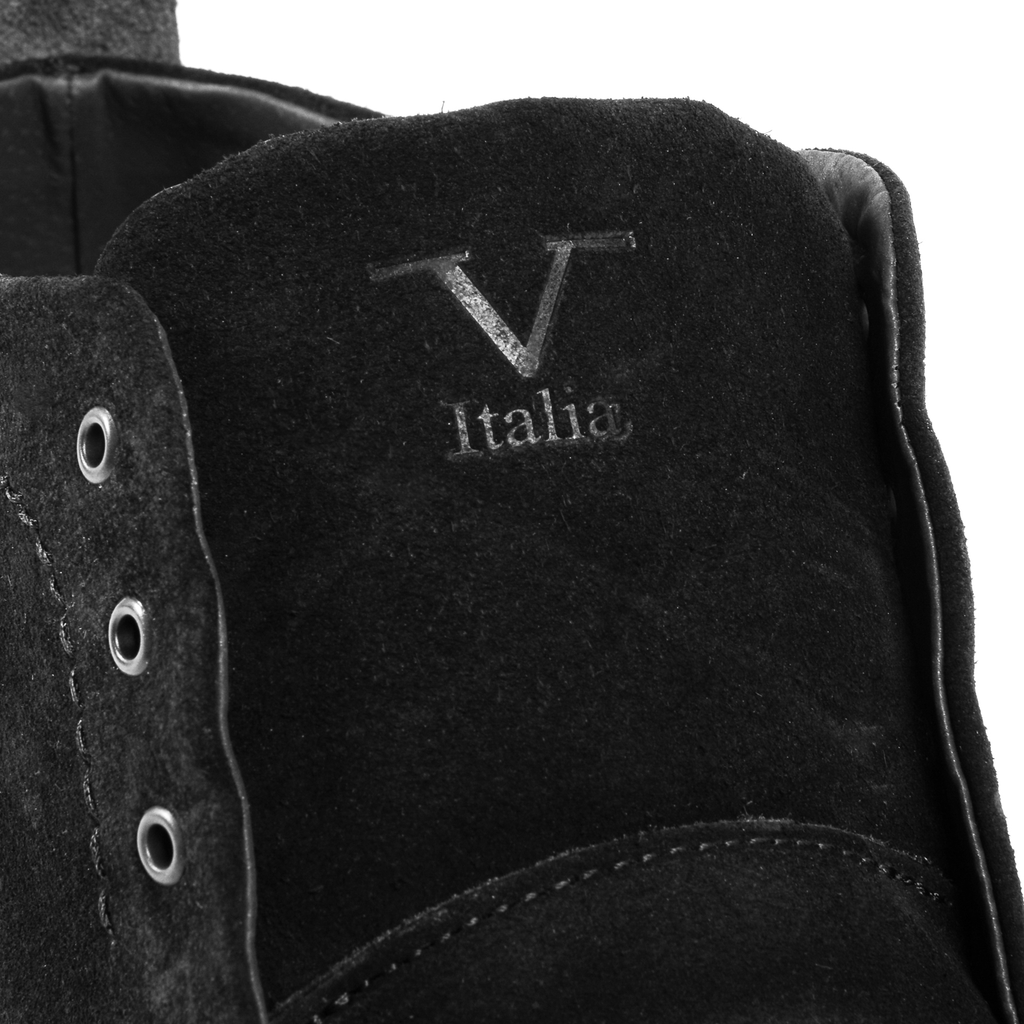 19V69 Italia Botín Hombre Negro Gris 930 CAMOSCIO NERO GRIGIO