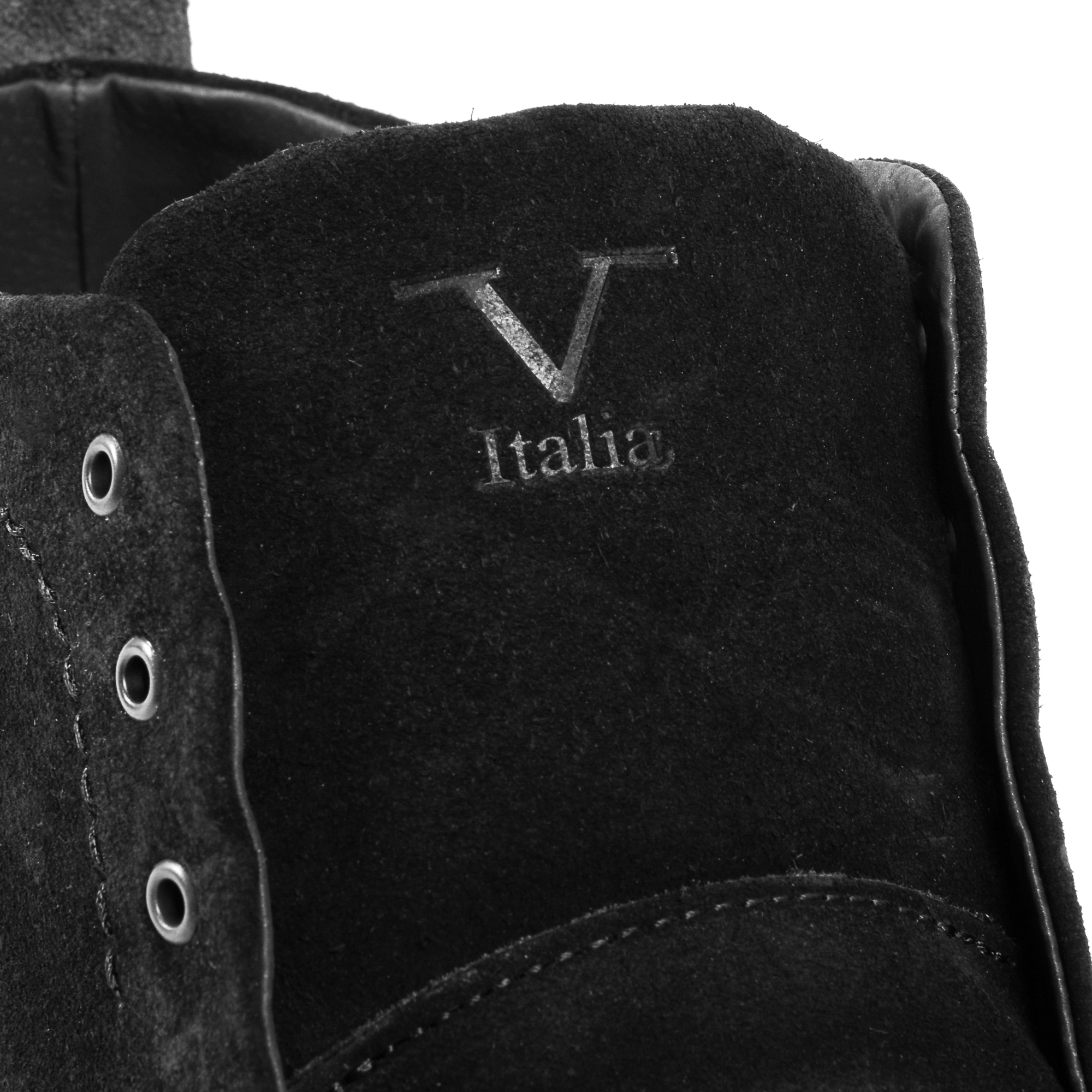 19V69 Italia Botín Hombre Negro Gris 930 CAMOSCIO NERO GRIGIO