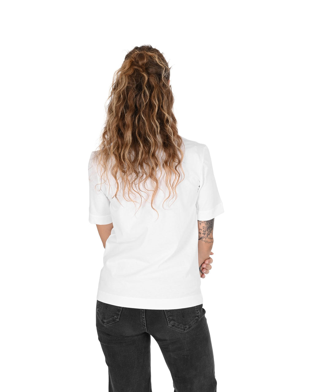 Camiseta de mujer Love Moschino W 4 F15 3E M 3876 A00 BLANCO ÓPTICO