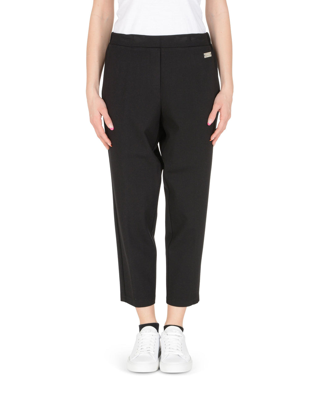 19V69 Italia Pantalones de mujer Negro BOND BLACK