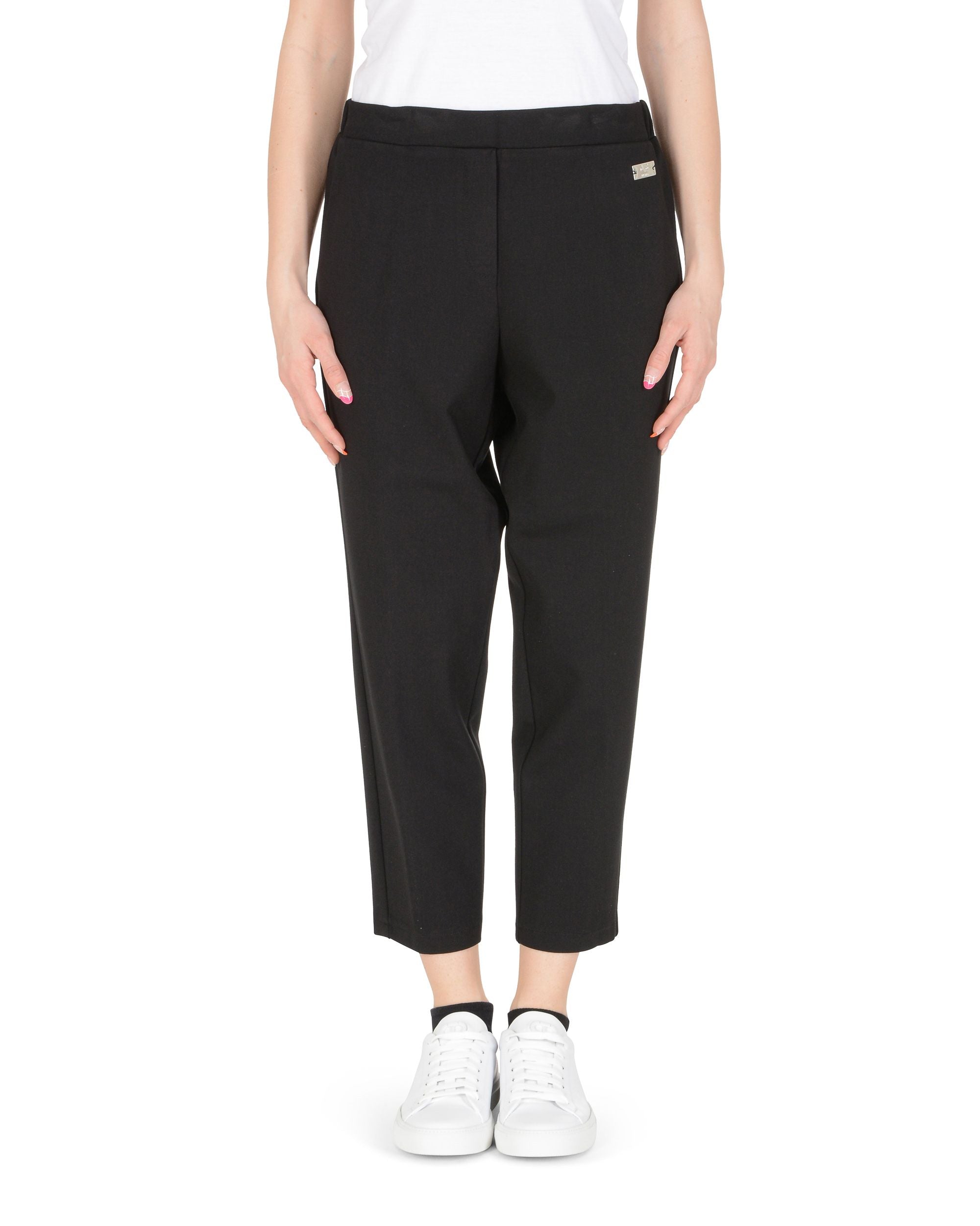 19V69 Italia Pantalones de mujer Negro BOND BLACK