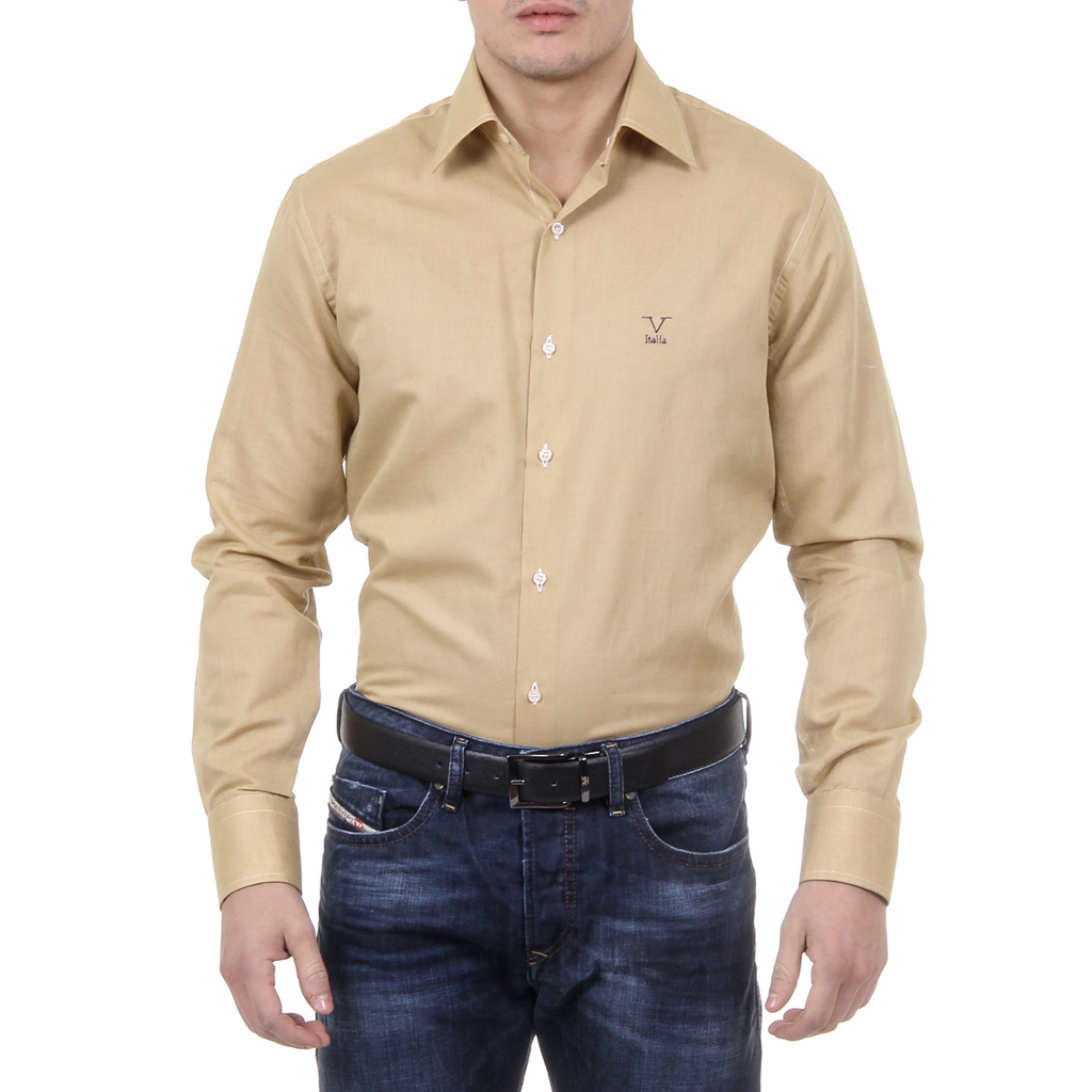Camisa de cuello clásico para hombre V 1969 Italia 377 VAR. 509