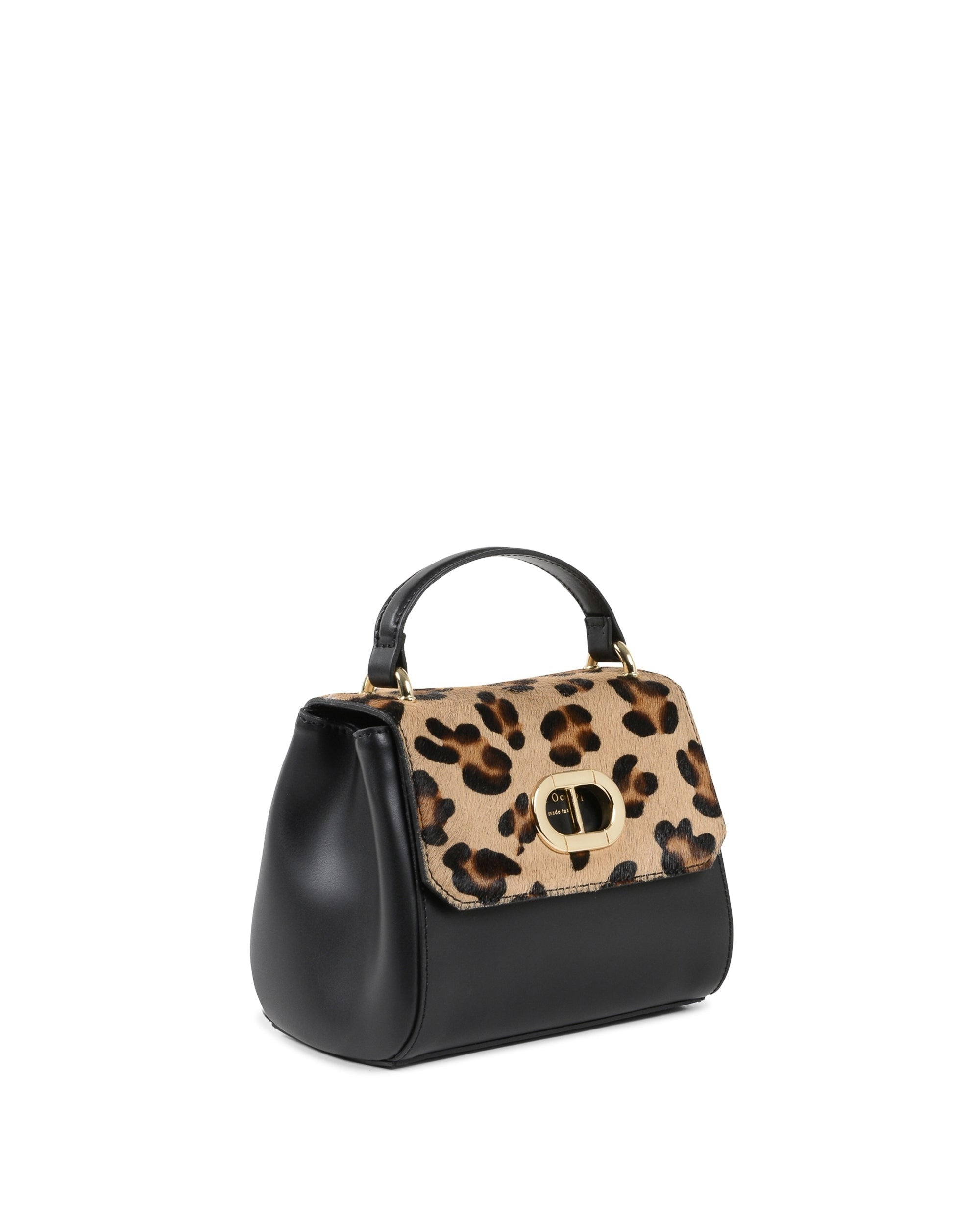 Bolso bandolera Portofino Pony - Leopardo negro