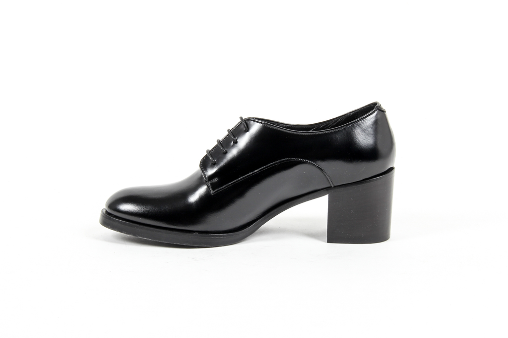 V 1969 Italia Womens Heeled Oxford Shoe Black RITZ