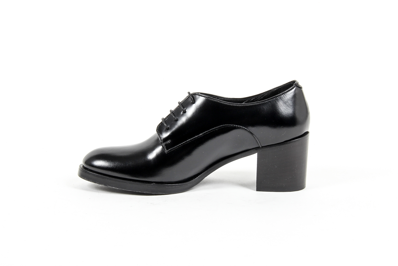 V 1969 Italia Womens Heeled Oxford Shoe Black RITZ