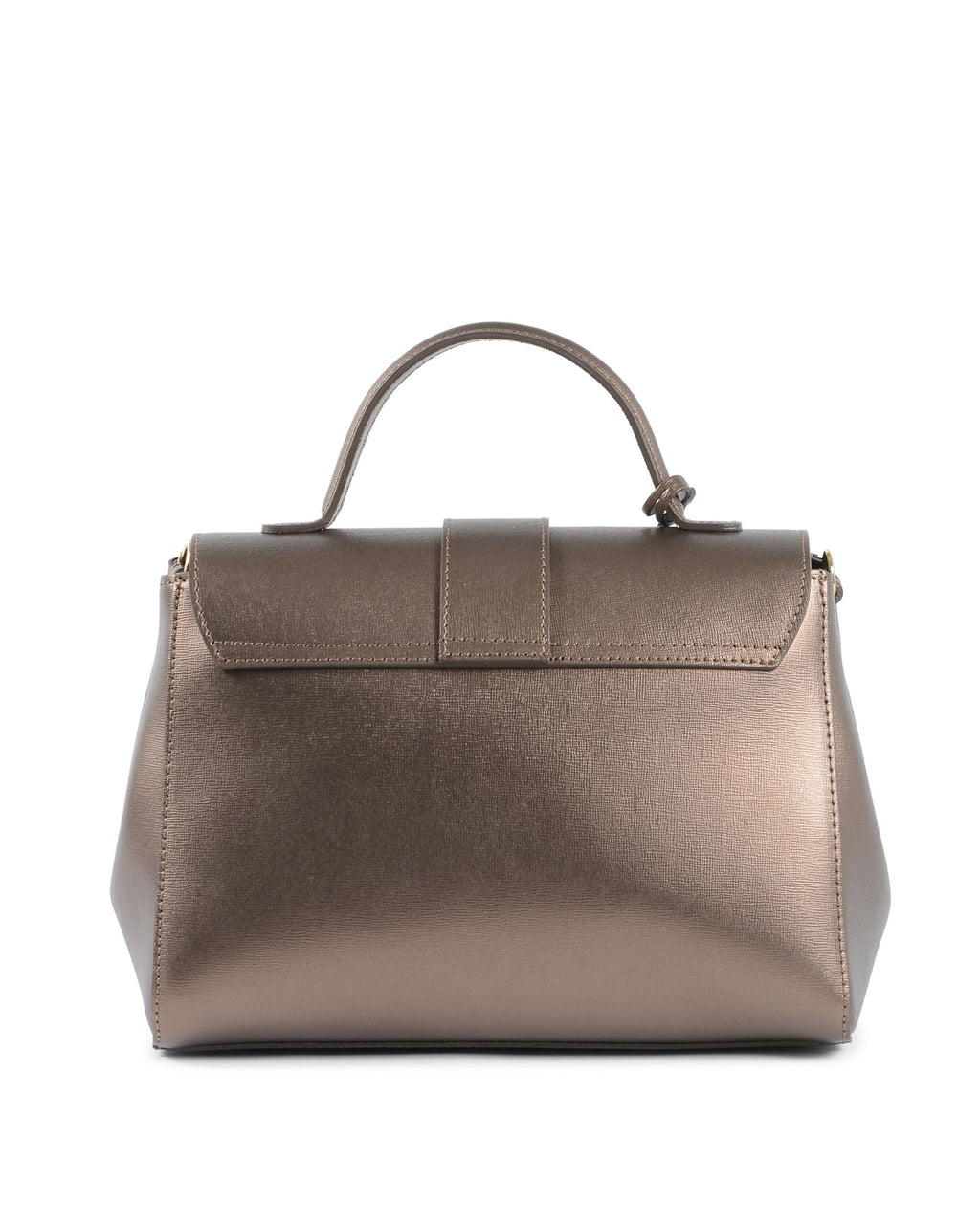 V Italia Womens Handbag Bronze BC10280 52 SAFFIANO BRONZO