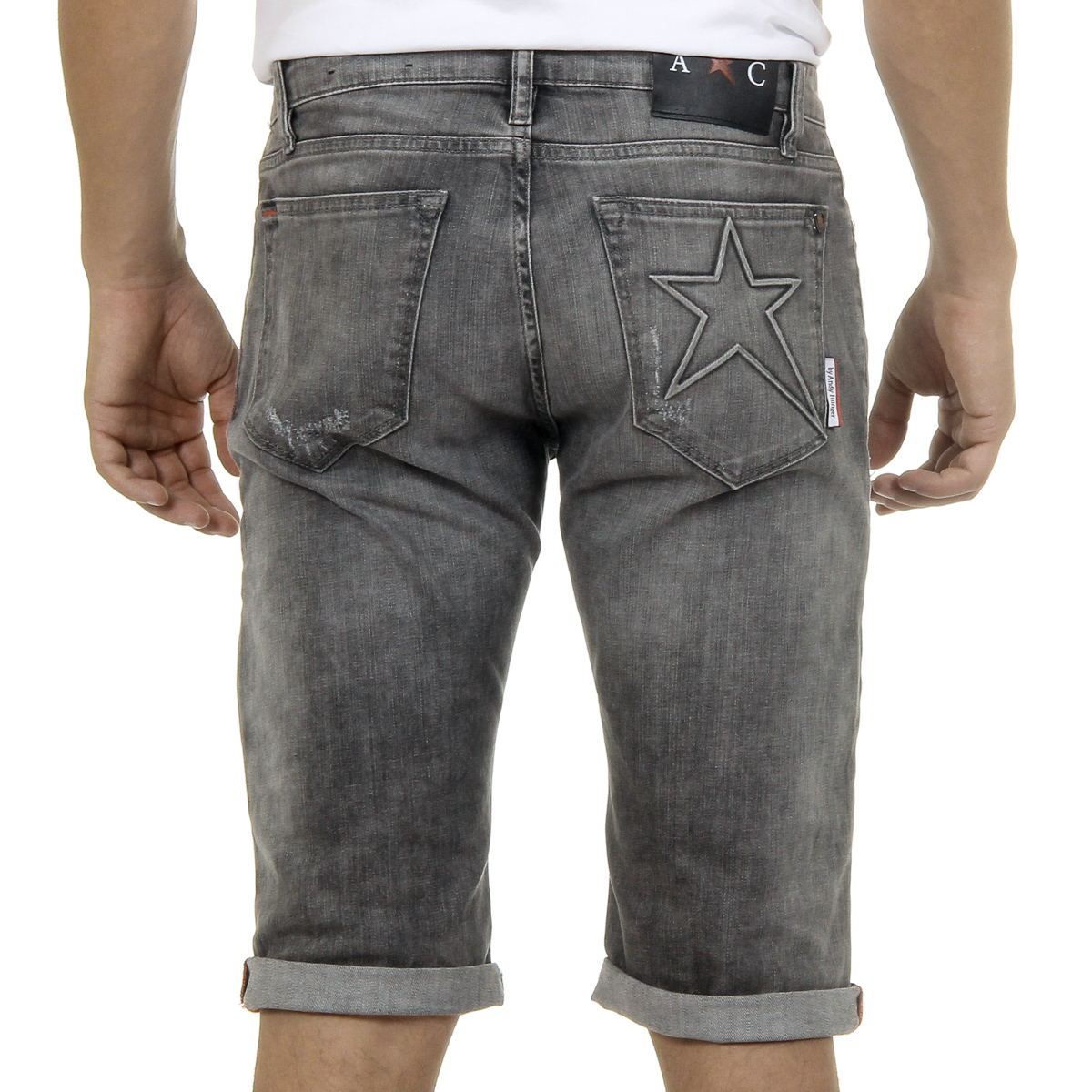 Vaqueros Andrew Charles para hombre, gris, enero