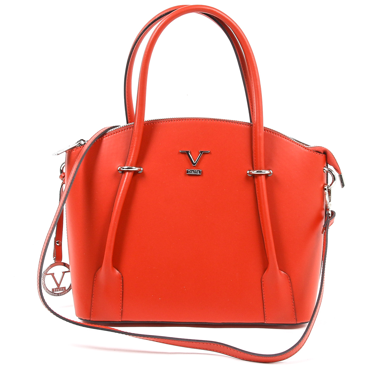 Bolso de mano para mujer V 1969 Italia V003-S RUGA ROSSO
