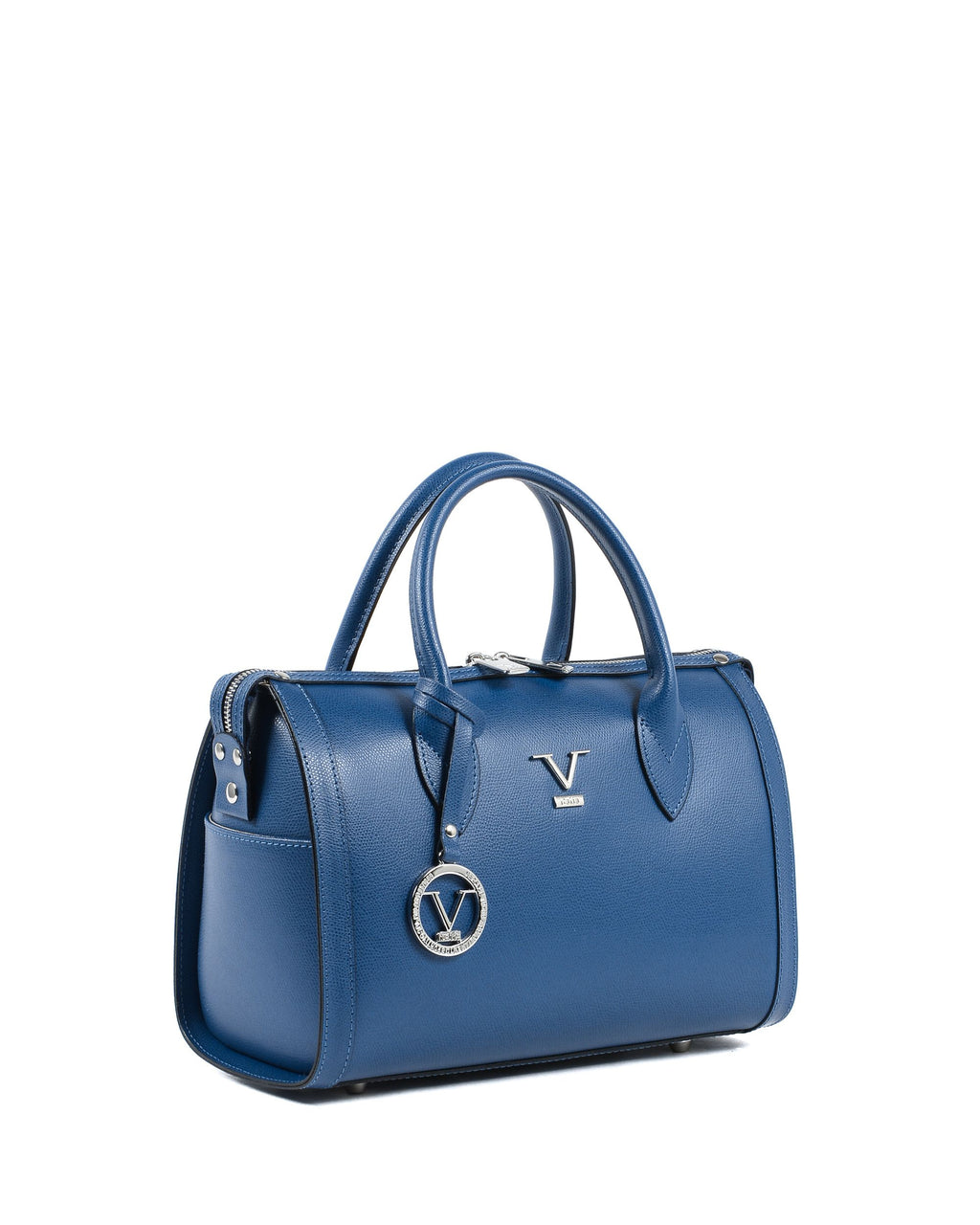 V Italia Womens Handbag Bluette V014-S PALMELLATO BLUETTE