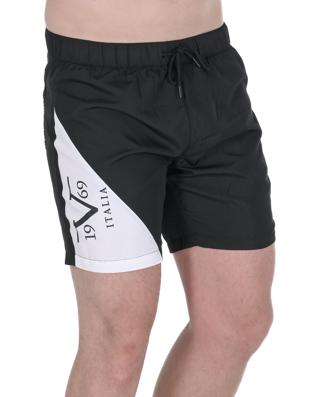 19V69 Italia Mens Swimwear Trunk VSC1MBM03 BLACK