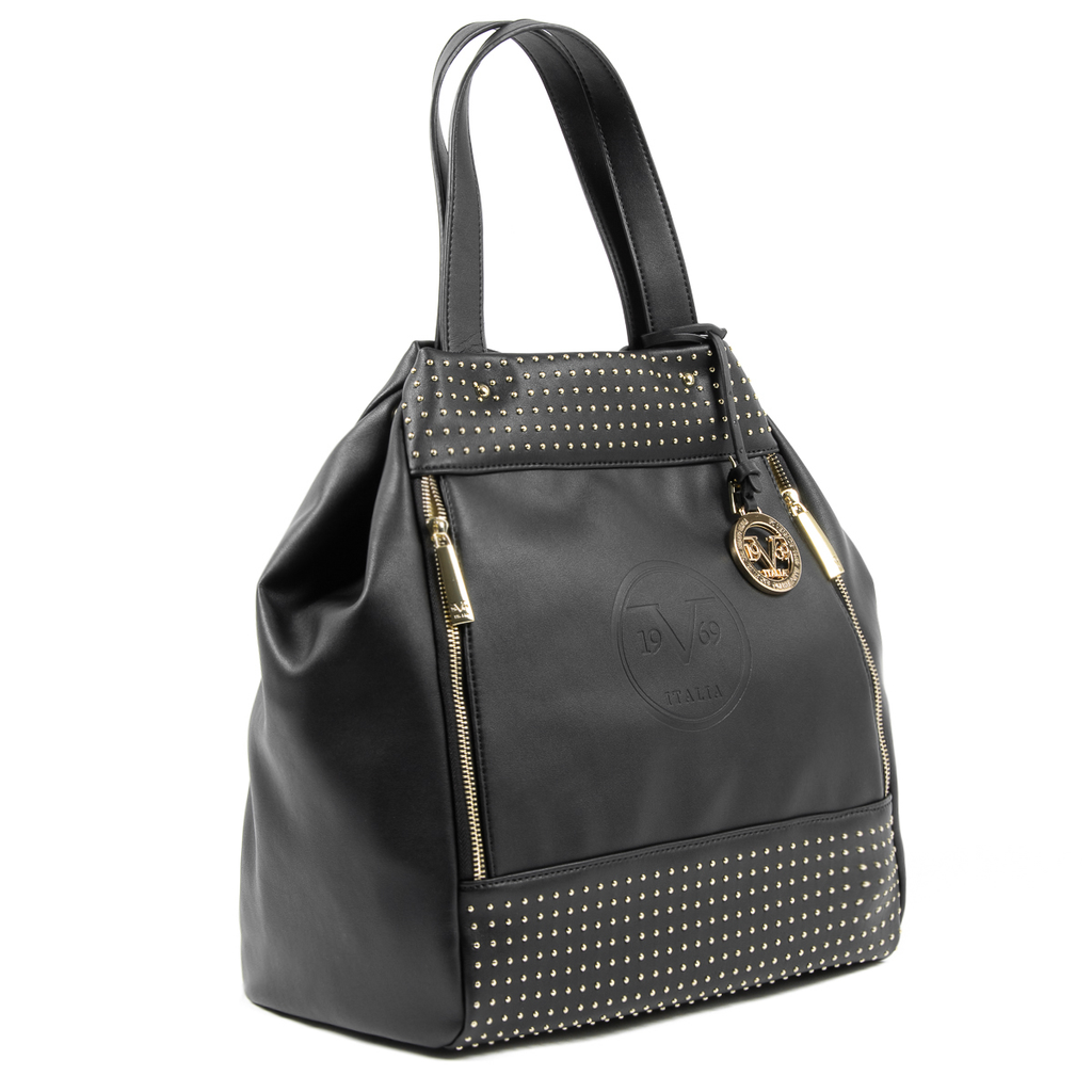 Bolso de mano para mujer V 1969 Italia Negro OLIVIA