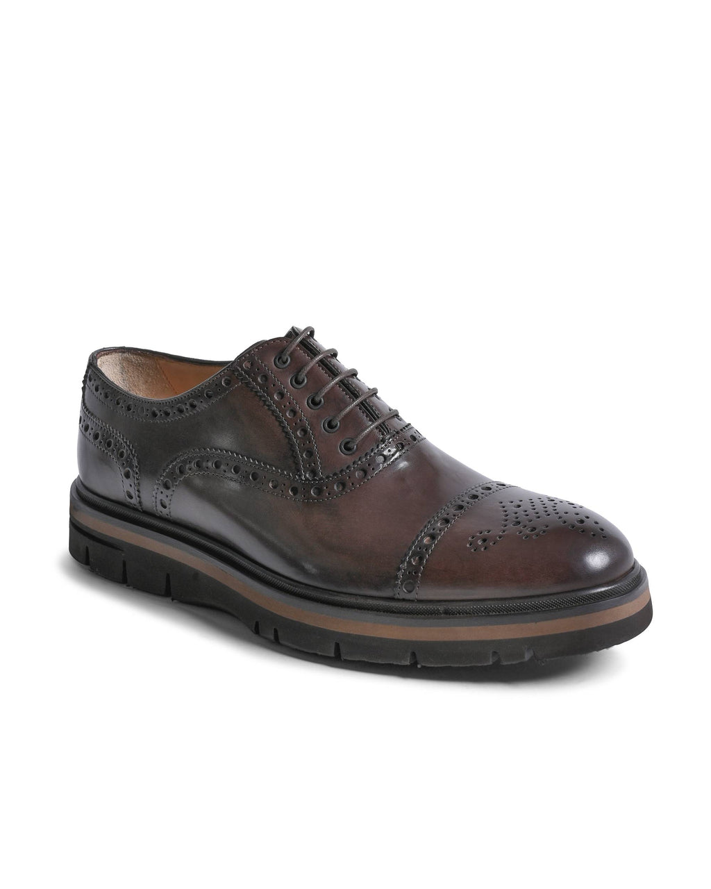 Zapatos brogue para hombre Dee Ocleppo EB130 VITELLO CACAO