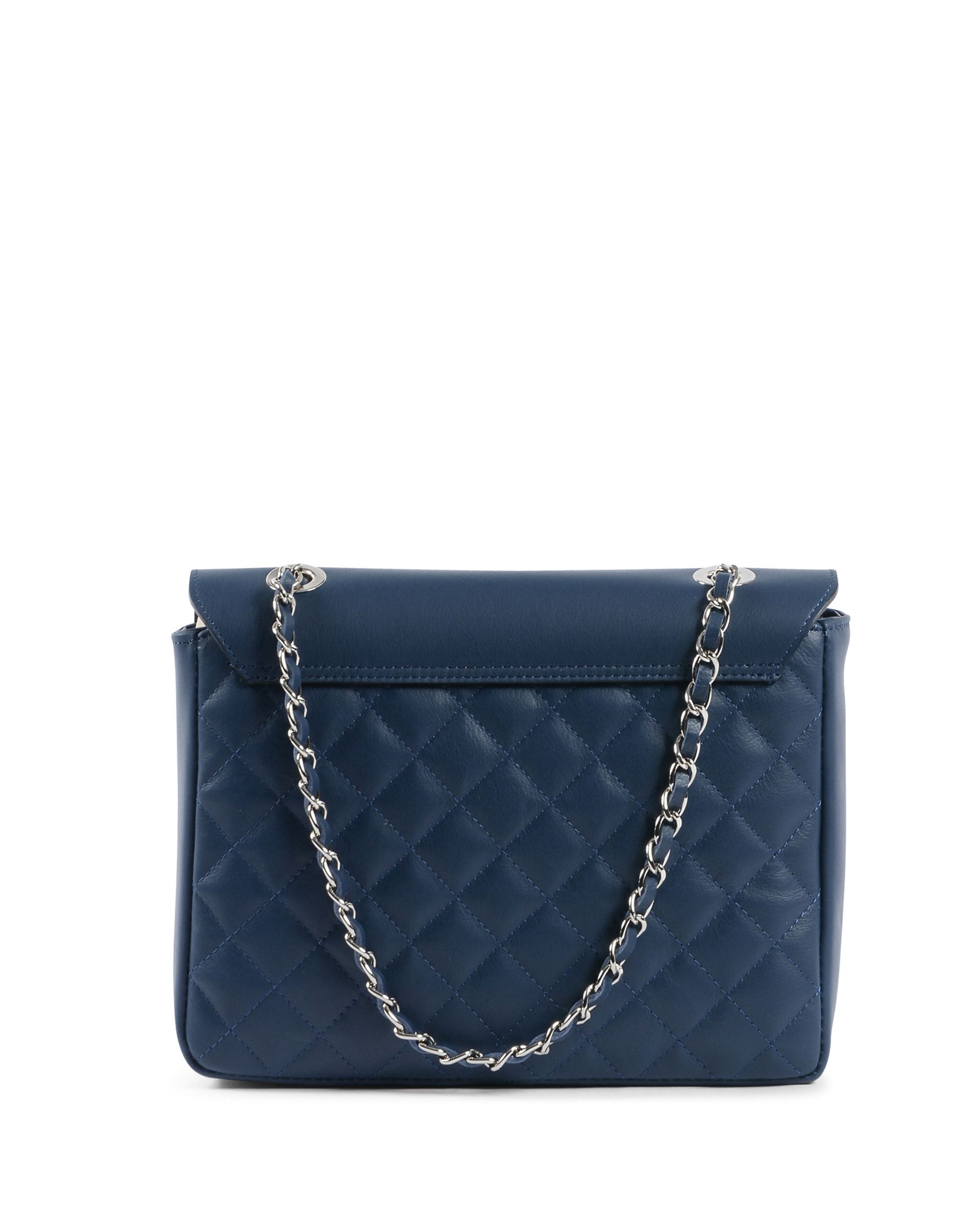 V Italia Womens Handbag Blue Jeans V024-S SAUVAGE BLUE JEANS