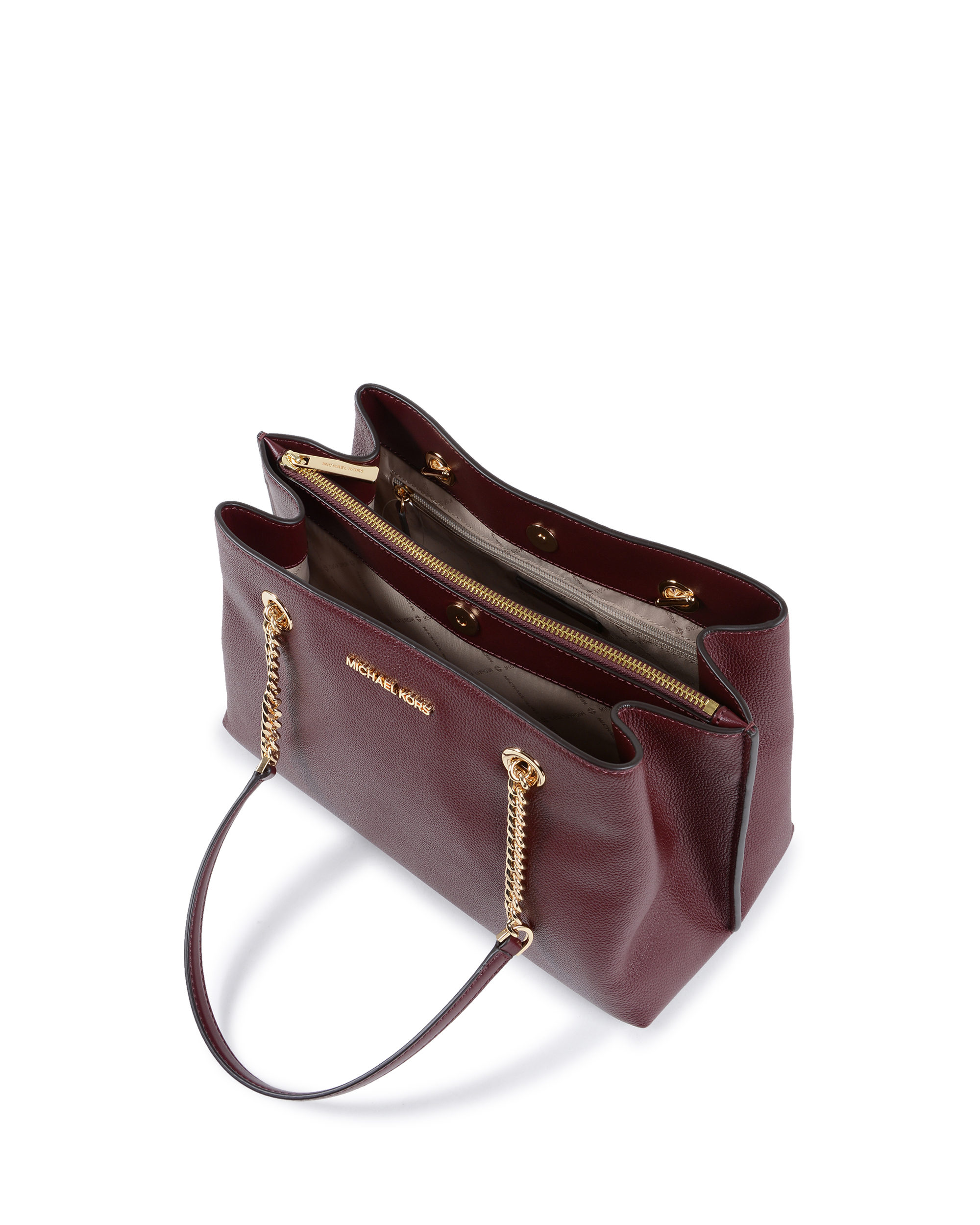 Bolso de mano Michael Kors para mujer, color burdeos, 35S0GXZS7L MERLOT