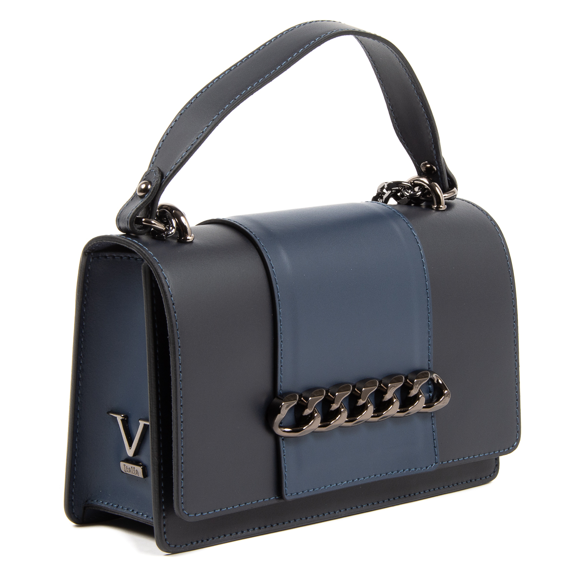 V 1969 Italia Bolso de mano para mujer azul DIADEMA