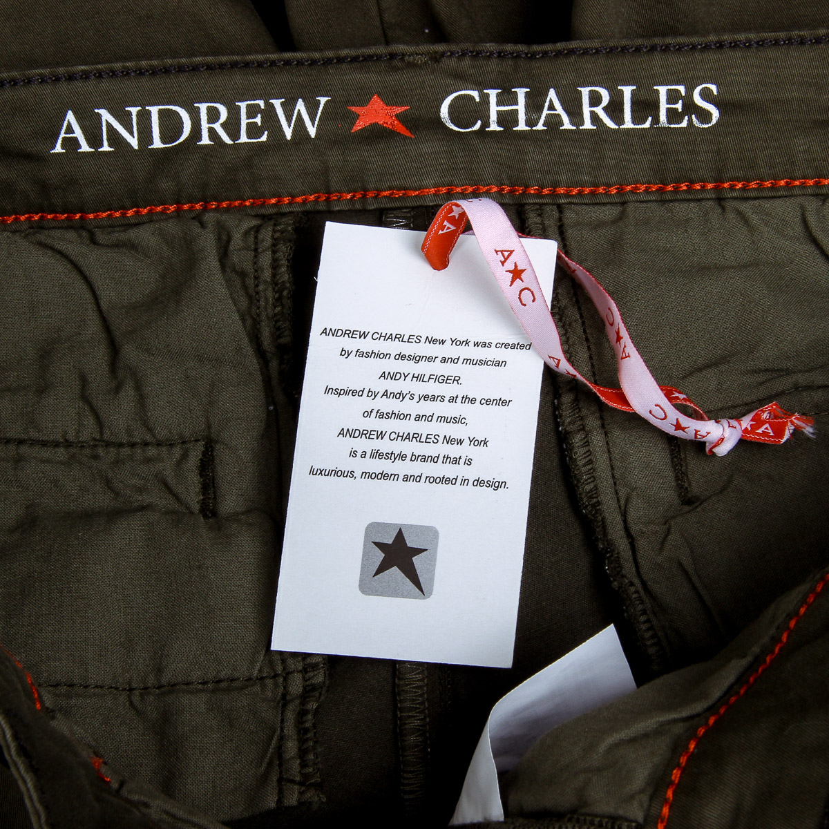 Pantalones cortos Andrew Charles para mujer, color verde SAFIA