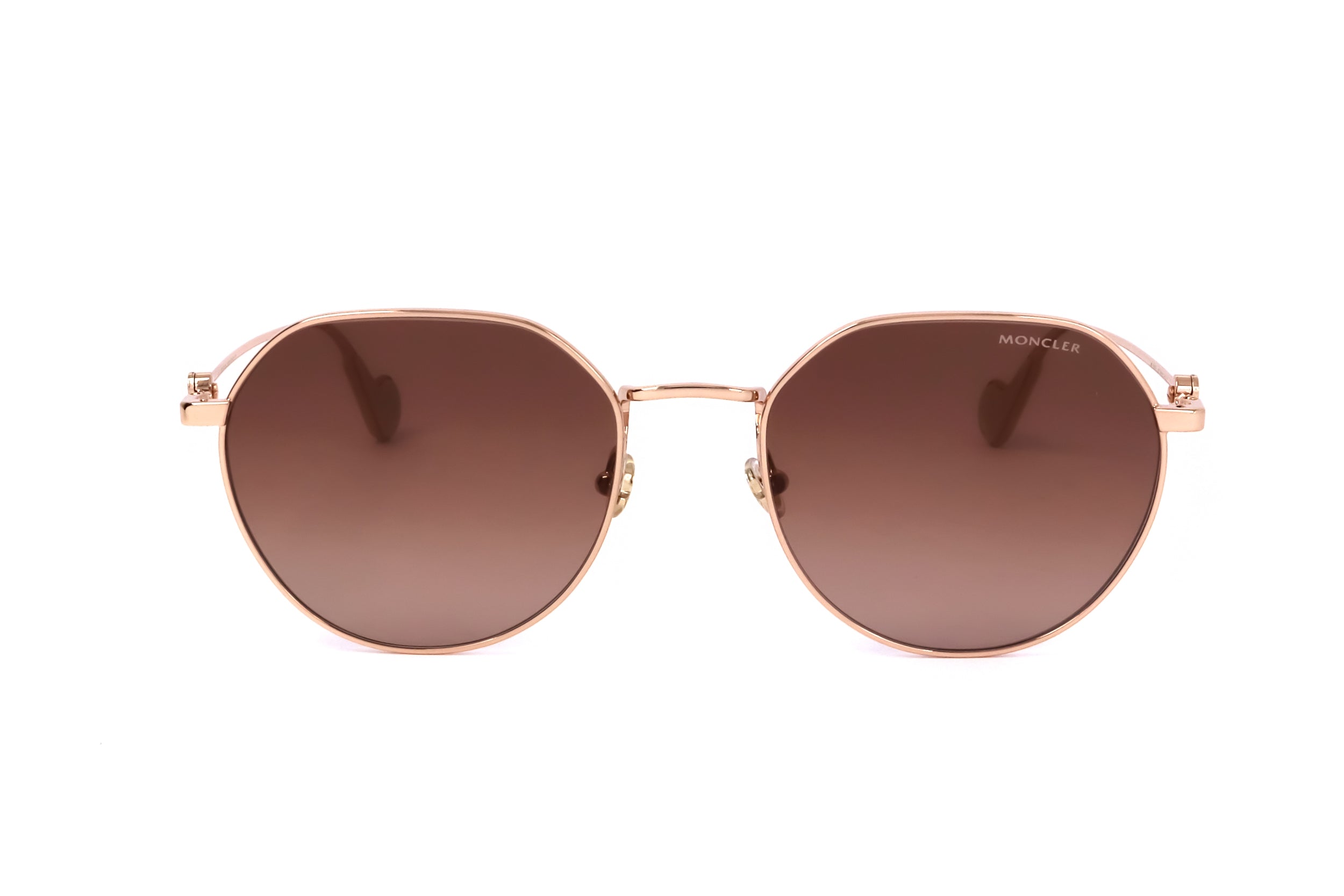 Gafas de sol Moncler para mujer ML0156 K 28F 56 20 145 ORO ROSA BRILLANTE