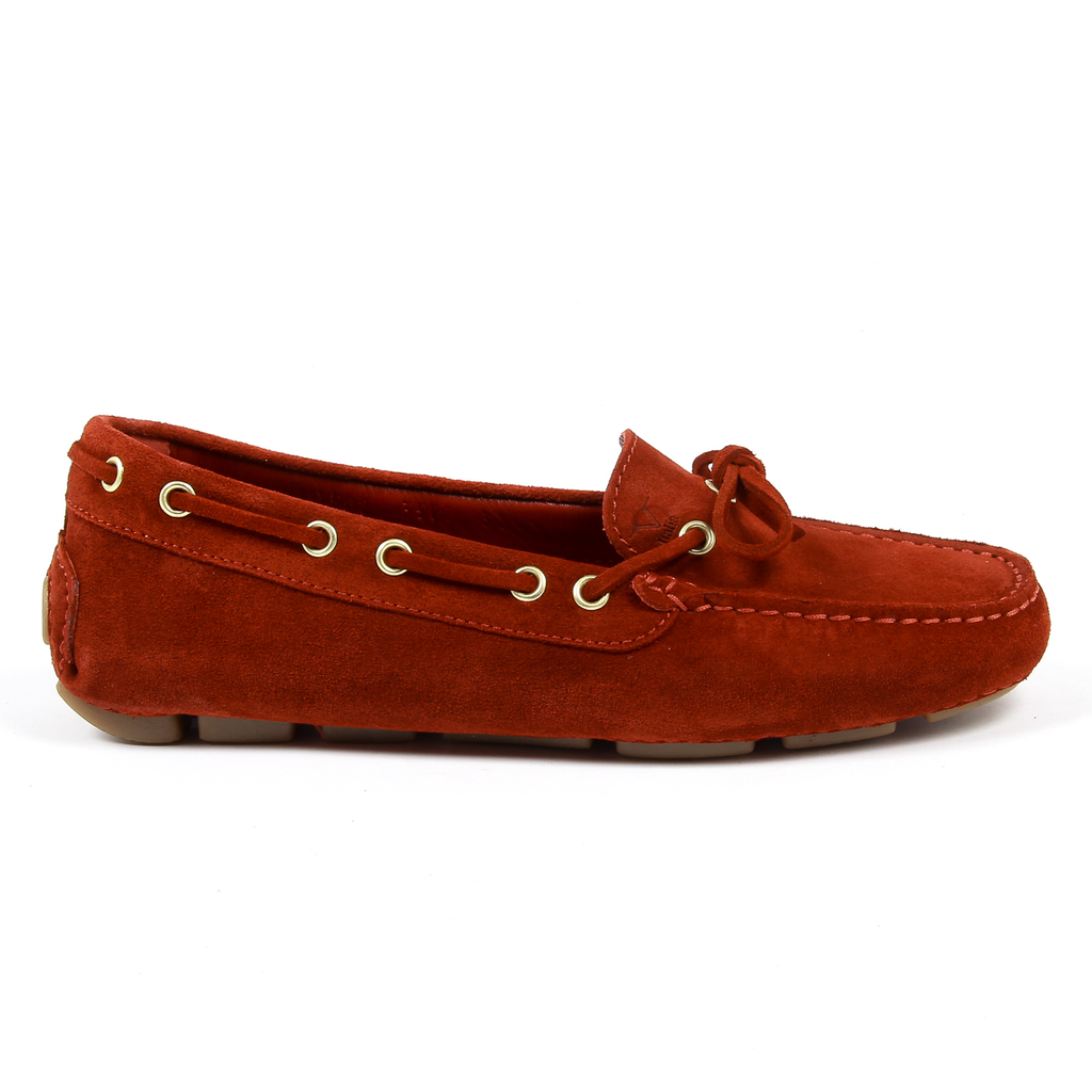 Mocasín para mujer V 1969 Italia rojo PISA