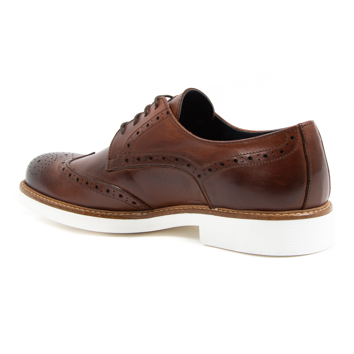 V 1969 Italia - Zapatos brogue para hombre, color marrón, VINCENT