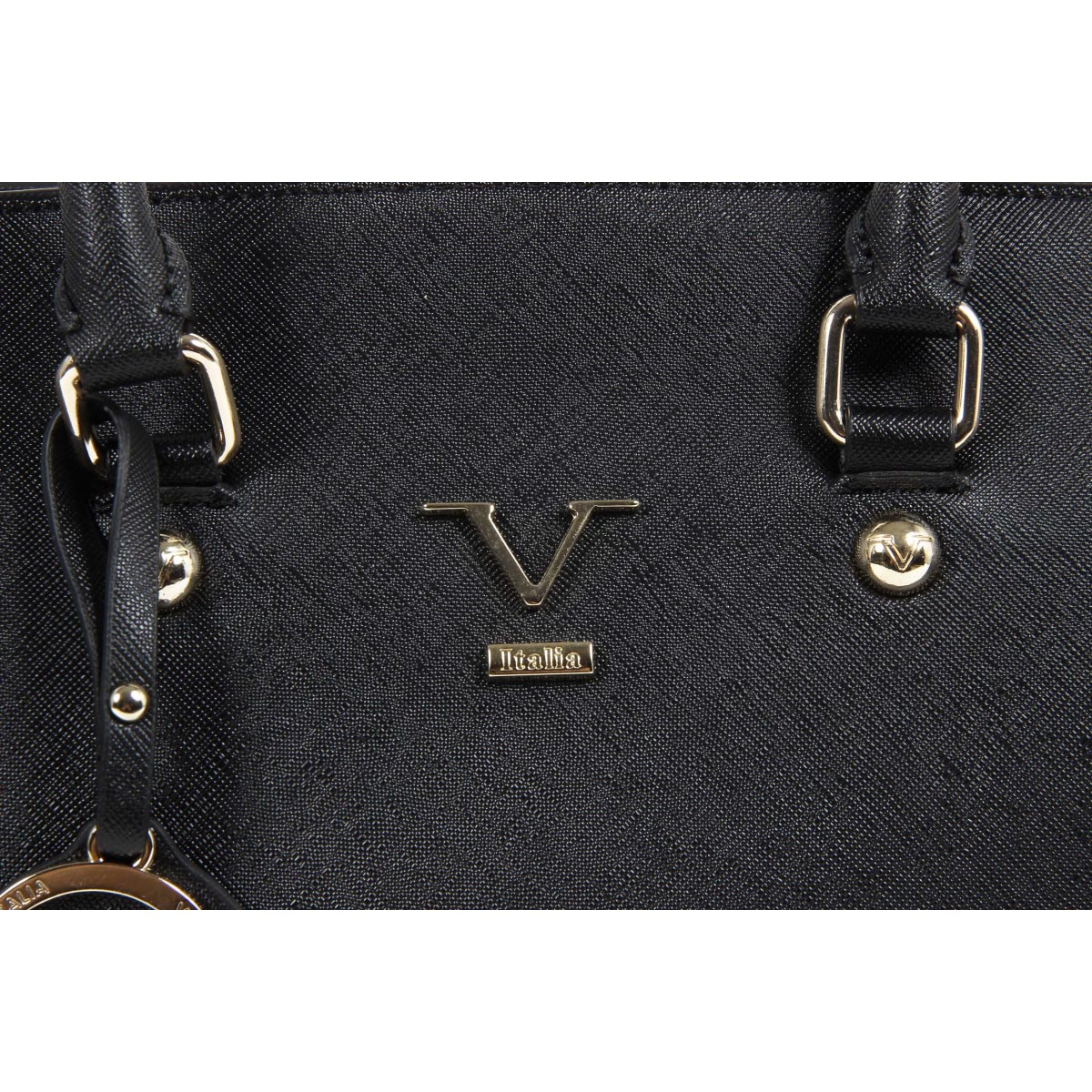 Bolso de mano para mujer V 1969 Italia VE07 NEGRO