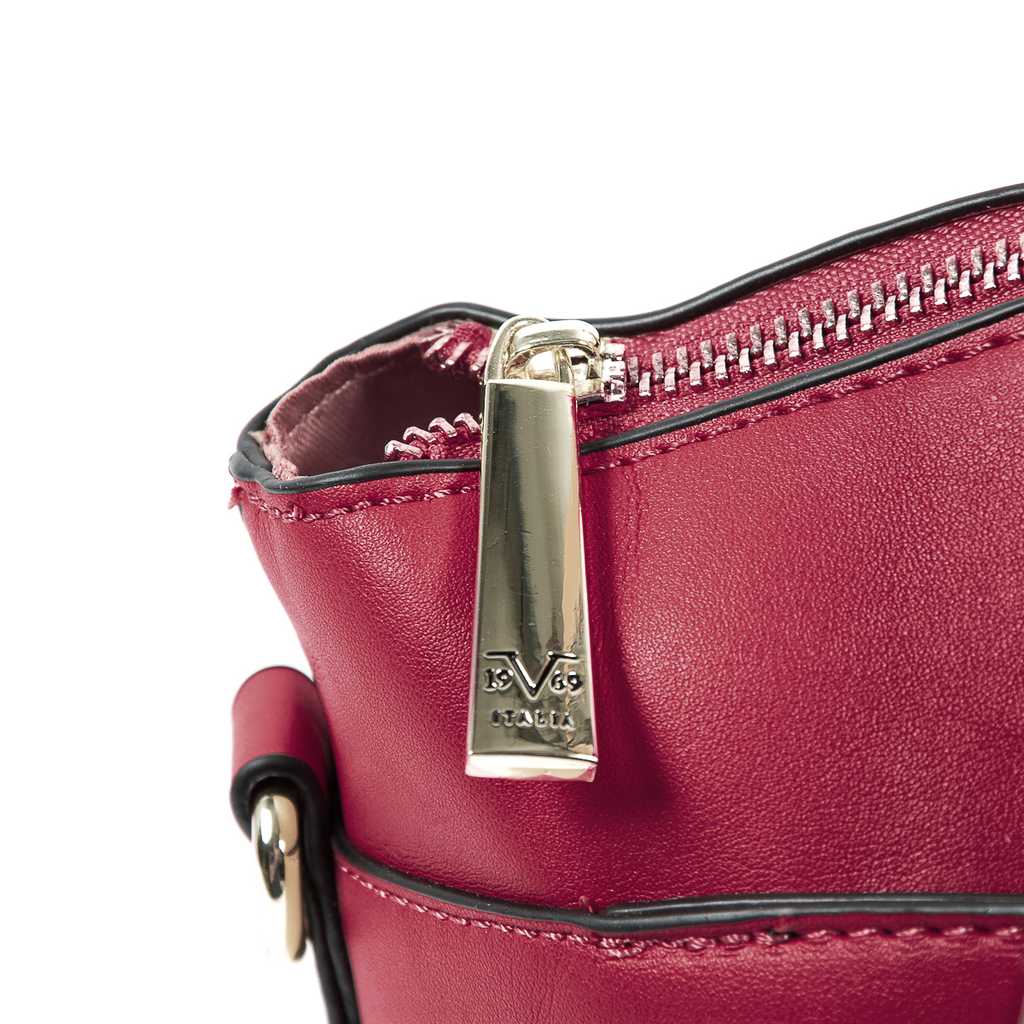 Bolso de mano para mujer V 1969 Italia Burdeos GIULIA