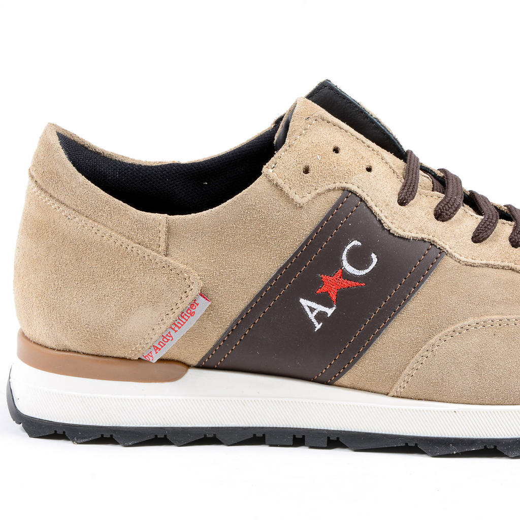 Andrew Charles Mens Sneaker Beige LENNY