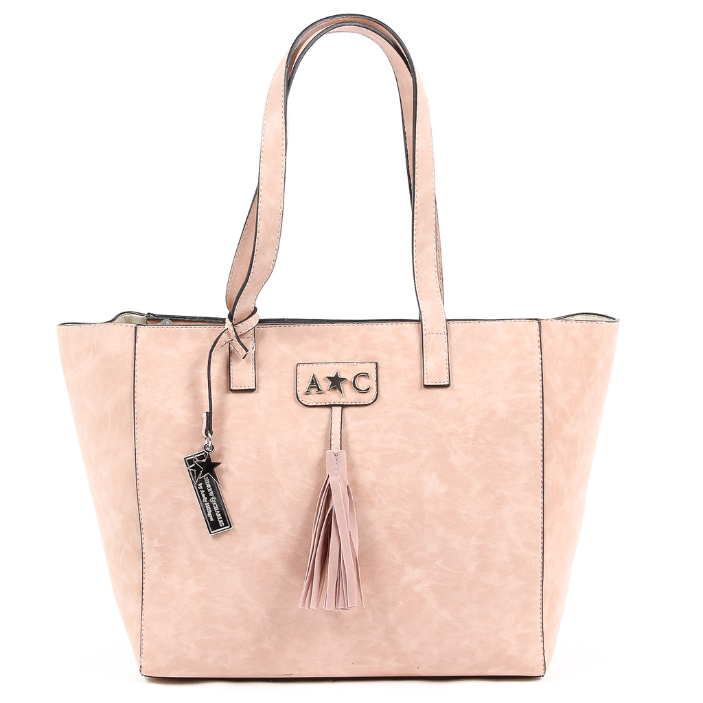 Andrew Charles Womens Handbag Pink RAIN