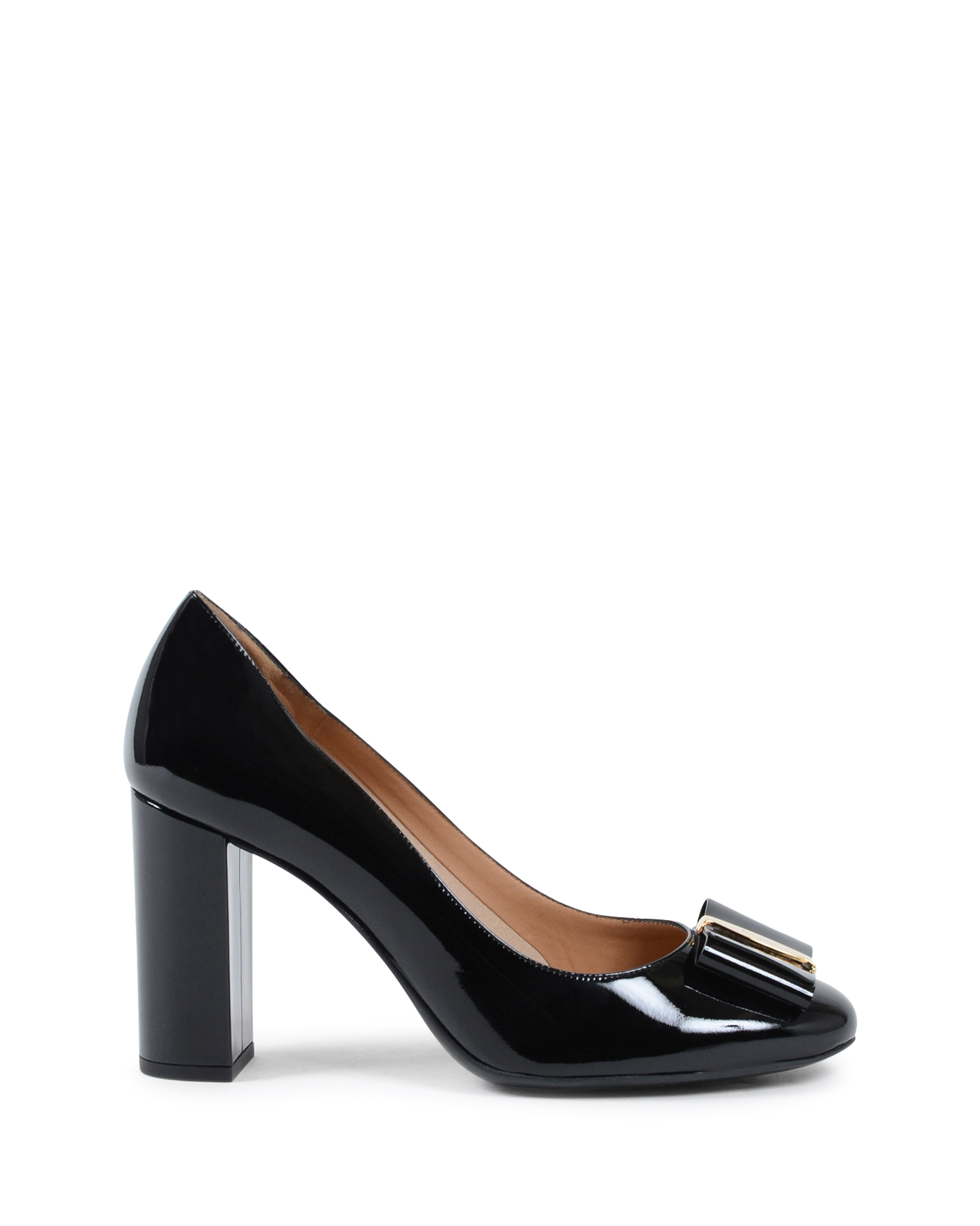 Zapatos de salón Salvatore Ferragamo para mujer, color negro, ELINDA 85