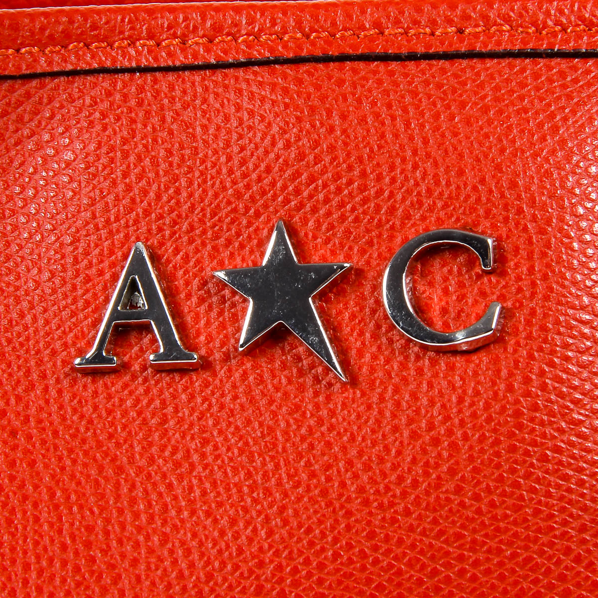 Andrew Charles Womens Handbag Red ETHEL